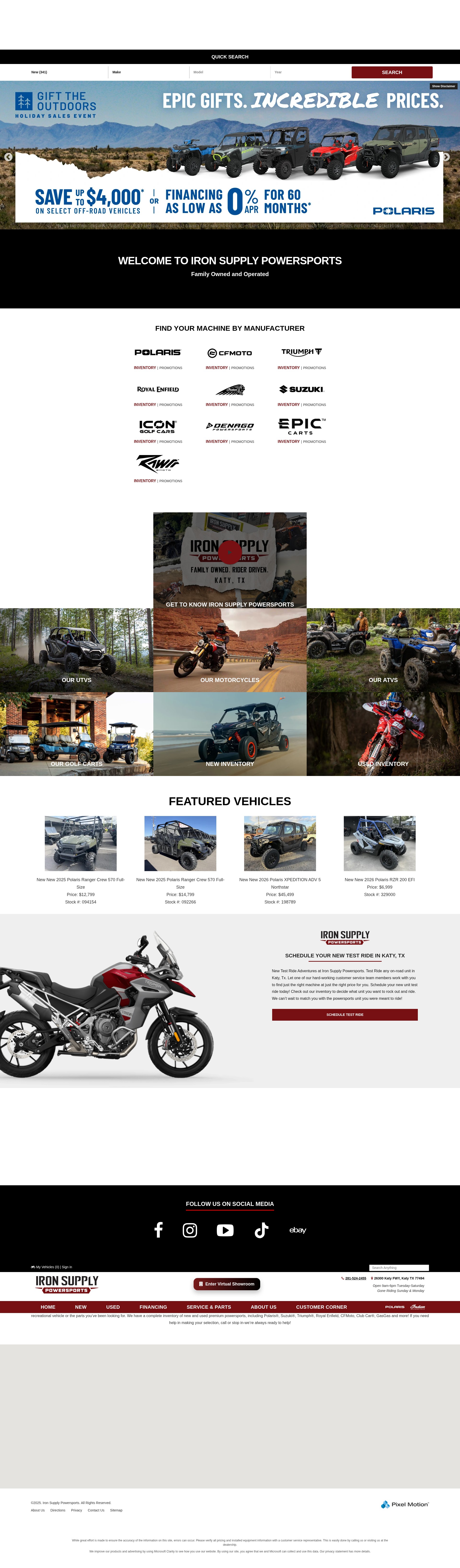 Screenshot of www.ironsupply.com