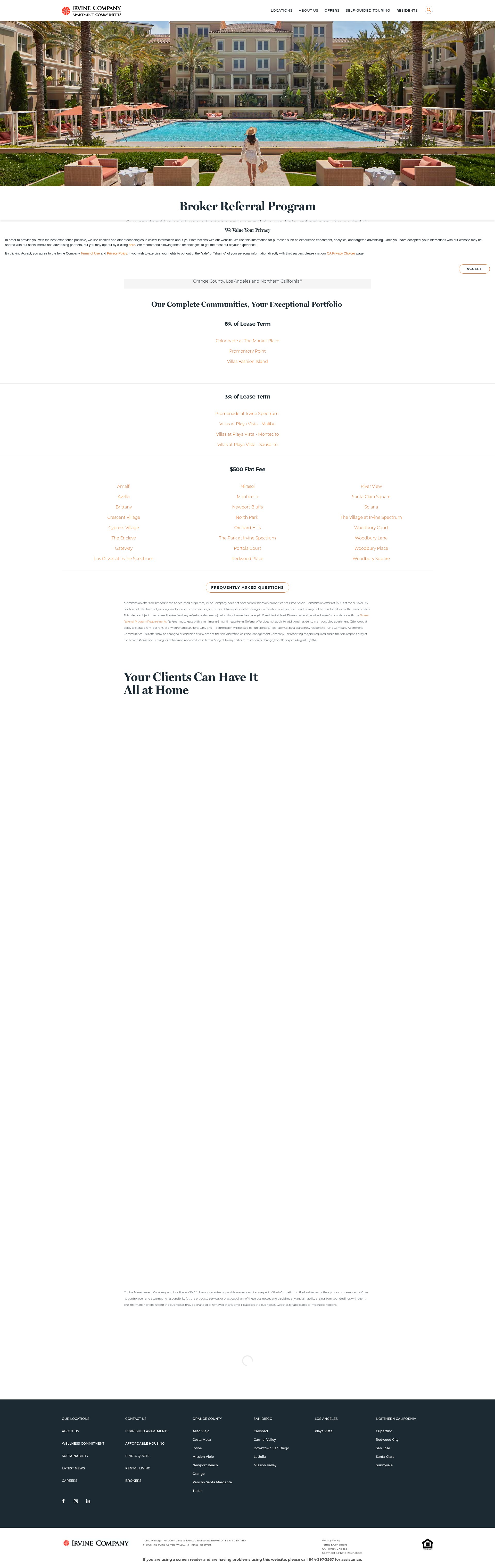 Screenshot of www.irvinecompanyapartments.com