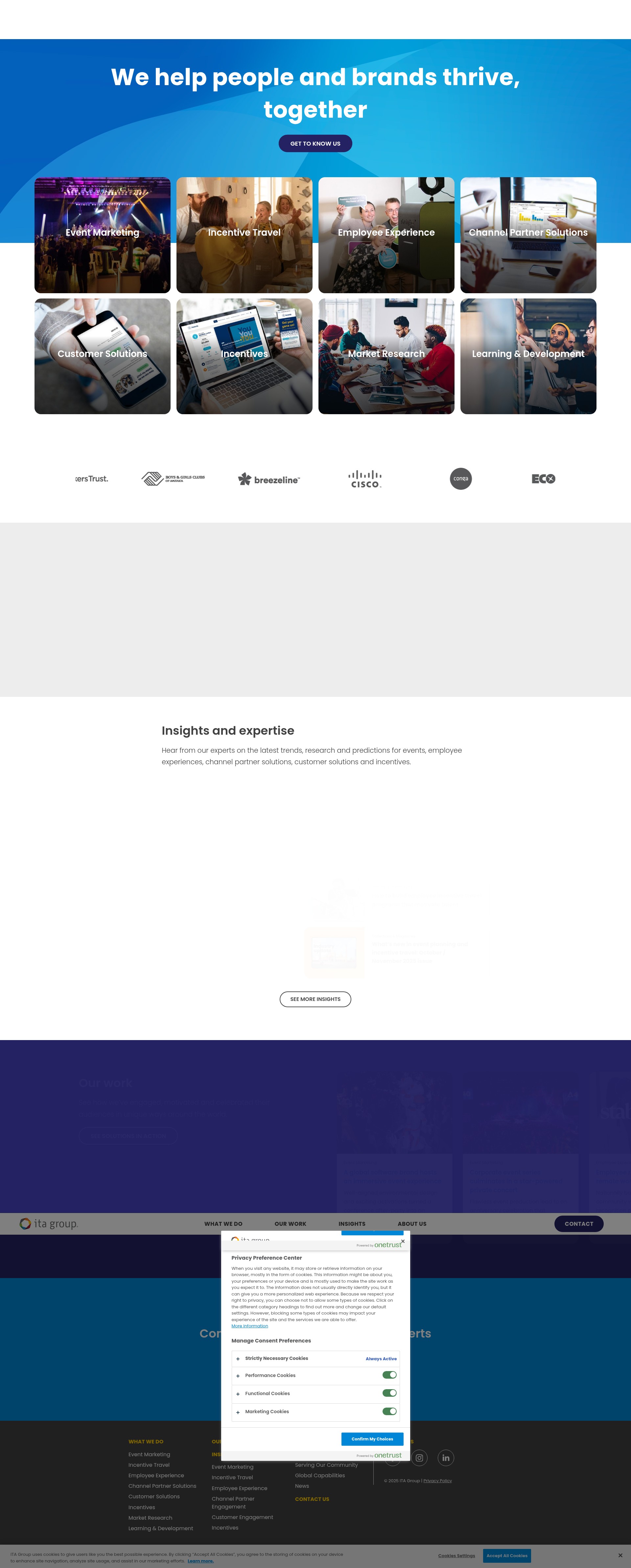 Screenshot of www.itagroup.com