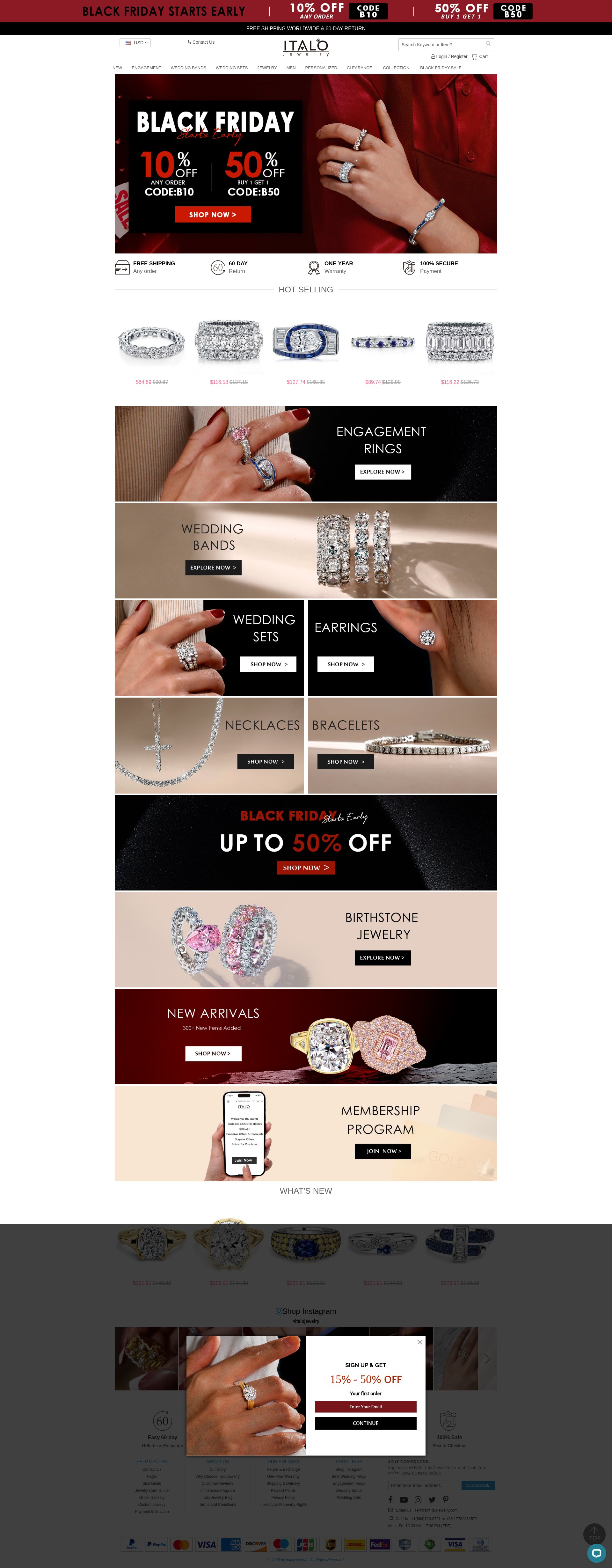 Screenshot of www.italojewelry.com