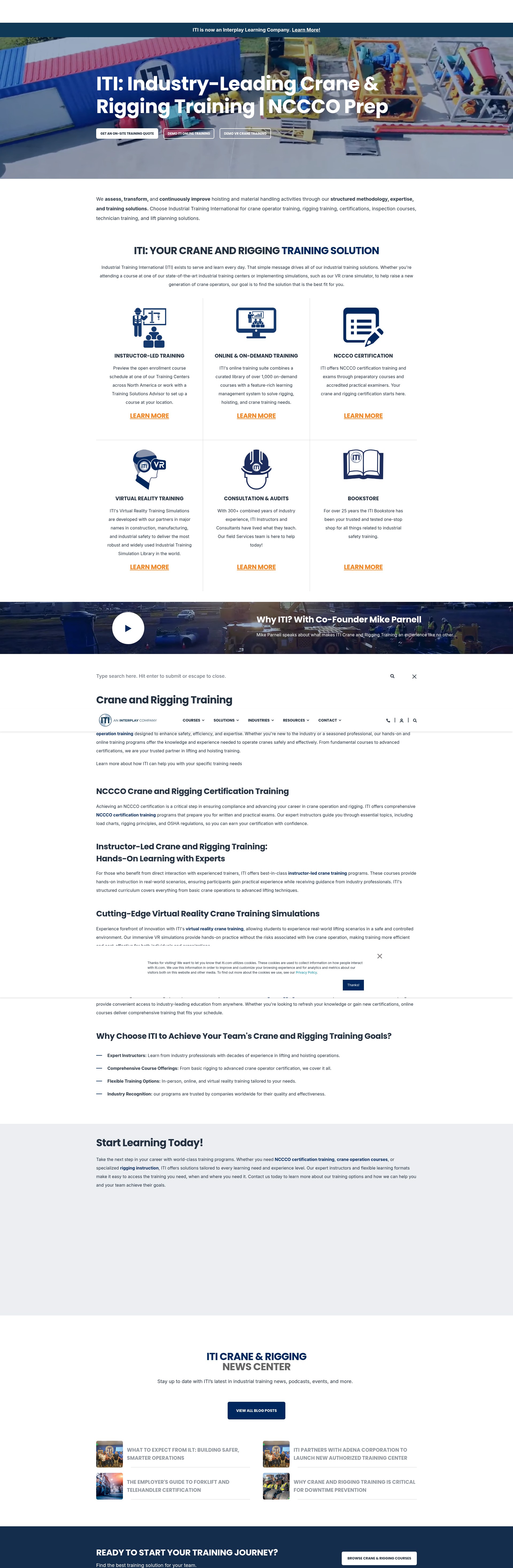 Screenshot of www.iti.com