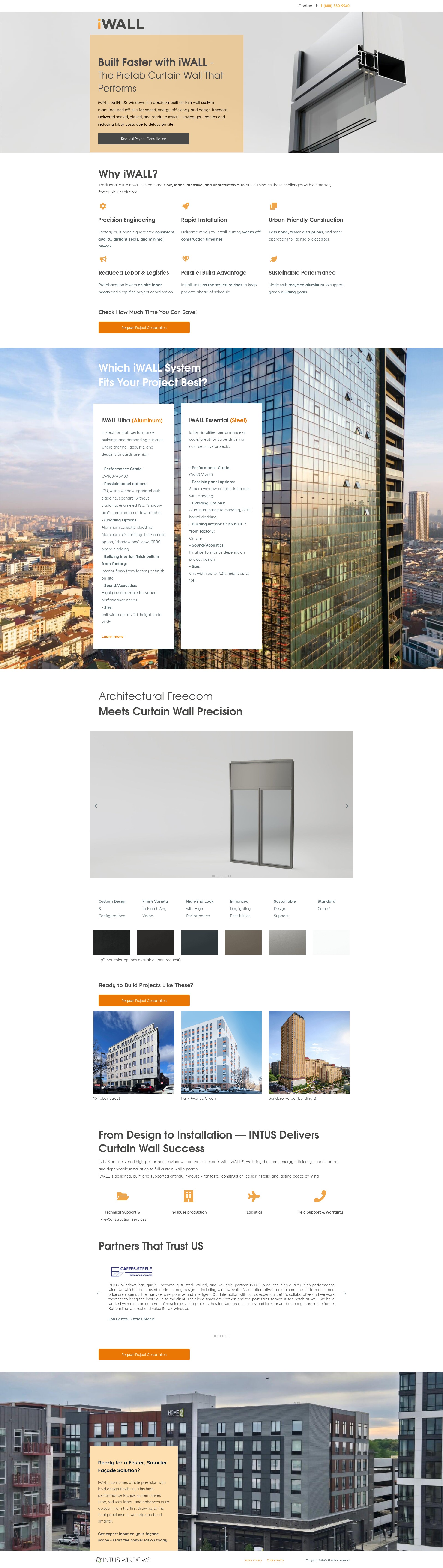 Screenshot of www.iwall.ai