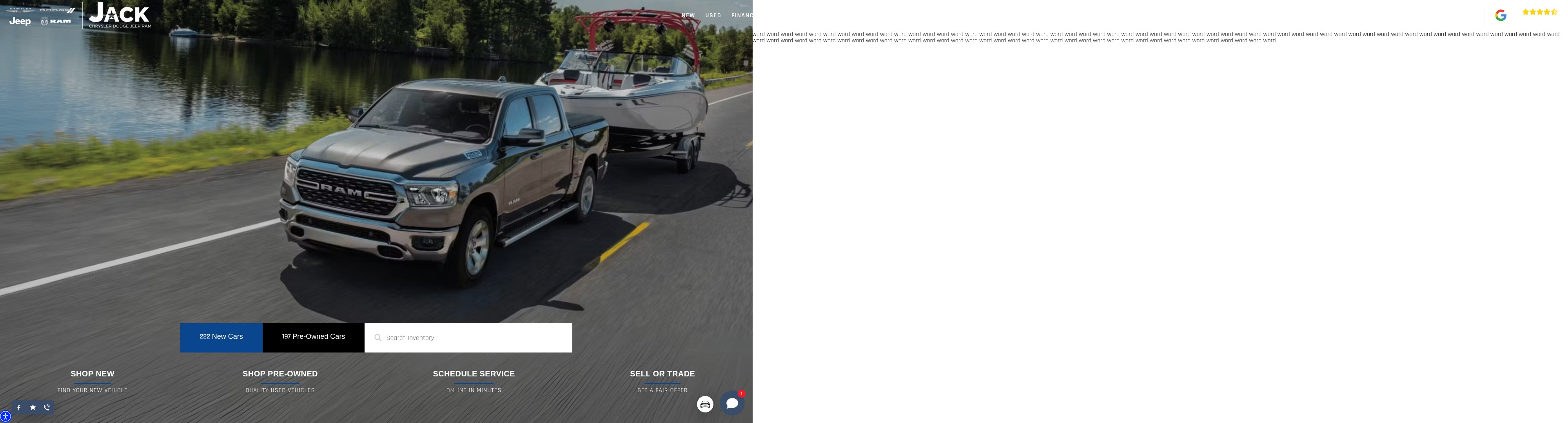 Screenshot of www.jackcdjr.com