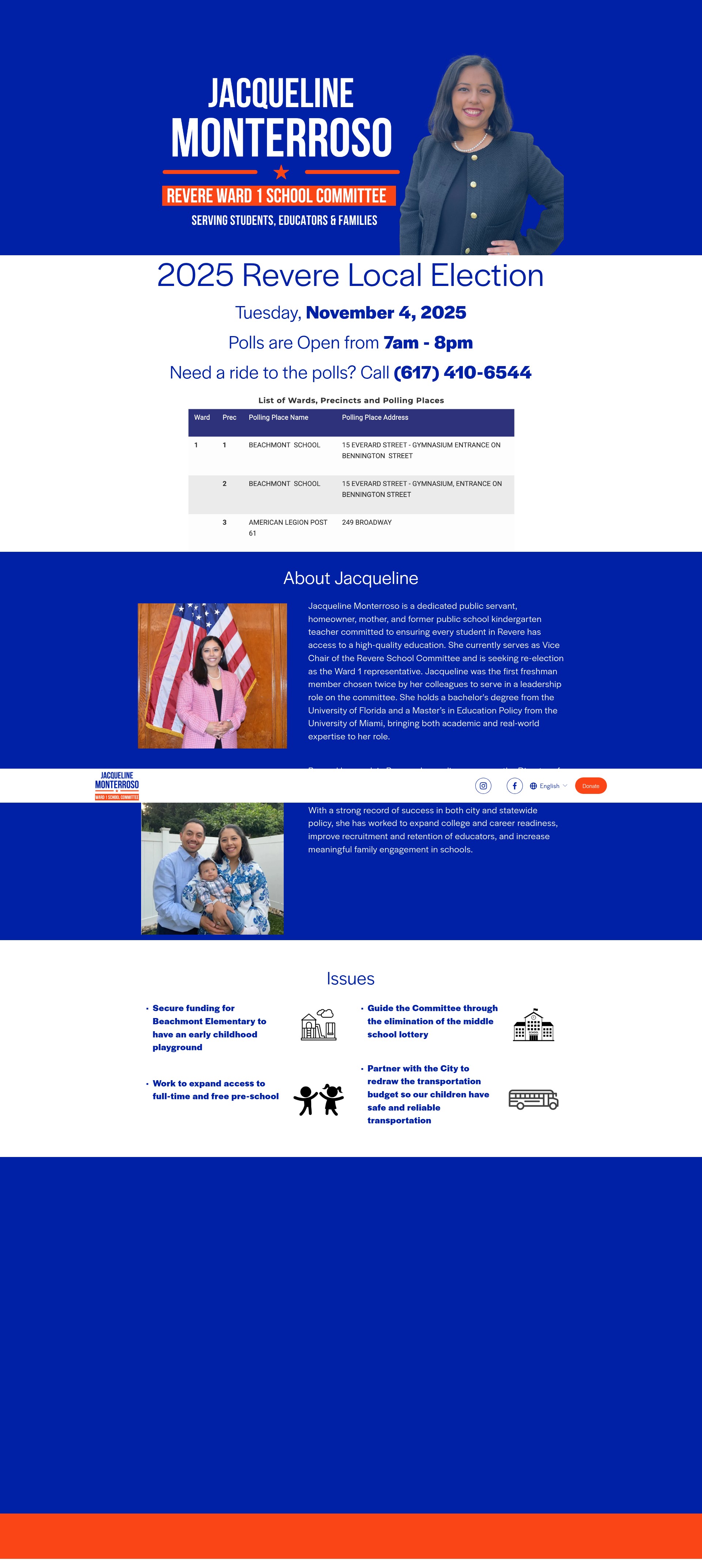 Screenshot of www.jacqueline4revere.com