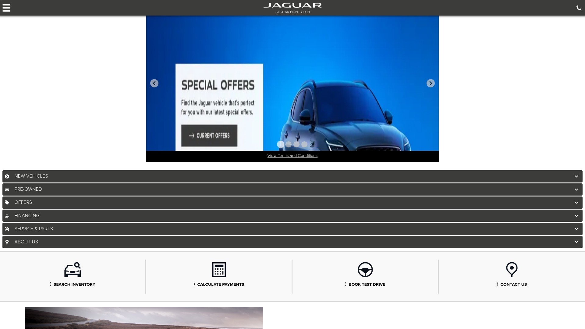 Screenshot of www.jaguarhuntclub.ca