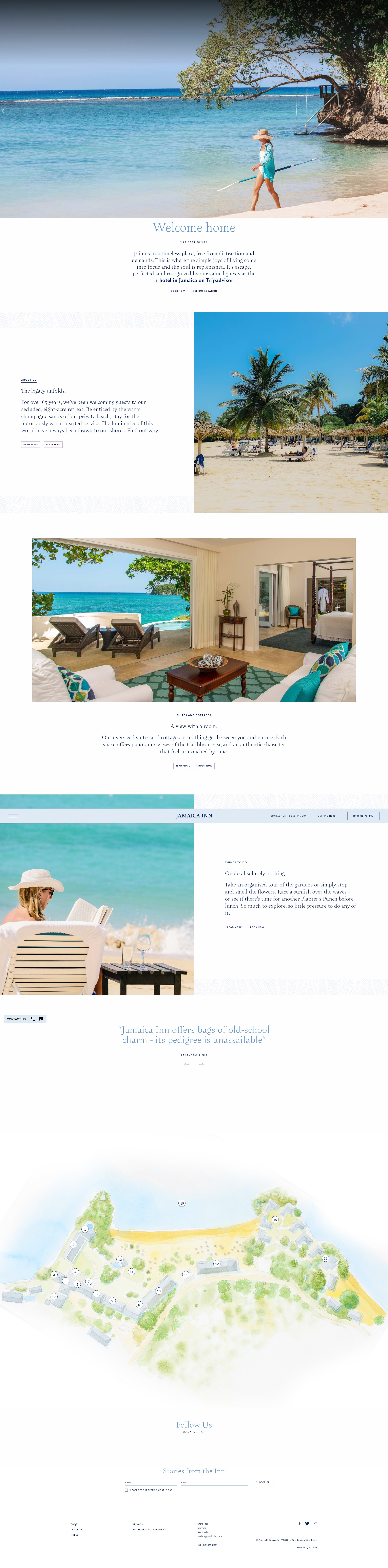 Screenshot of www.jamaicainn.com