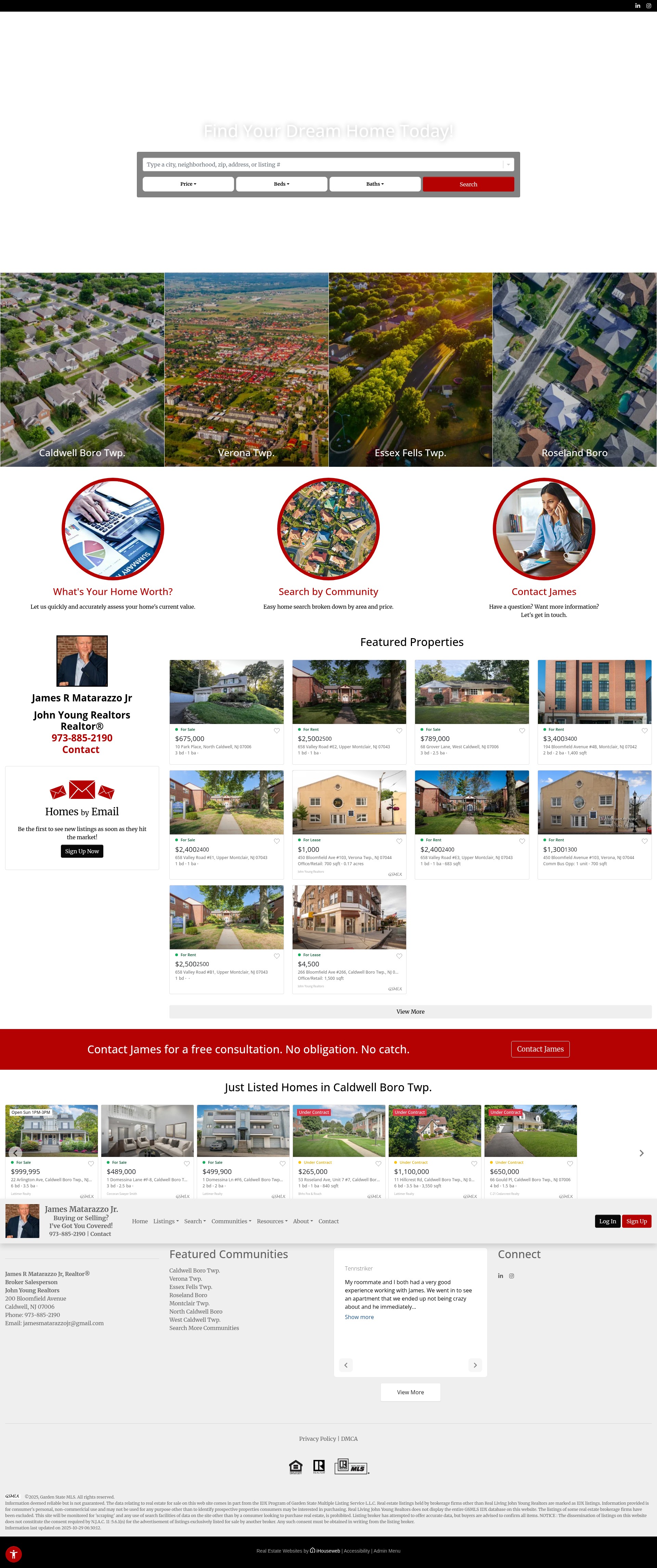 Screenshot of www.jameshomeguide.com
