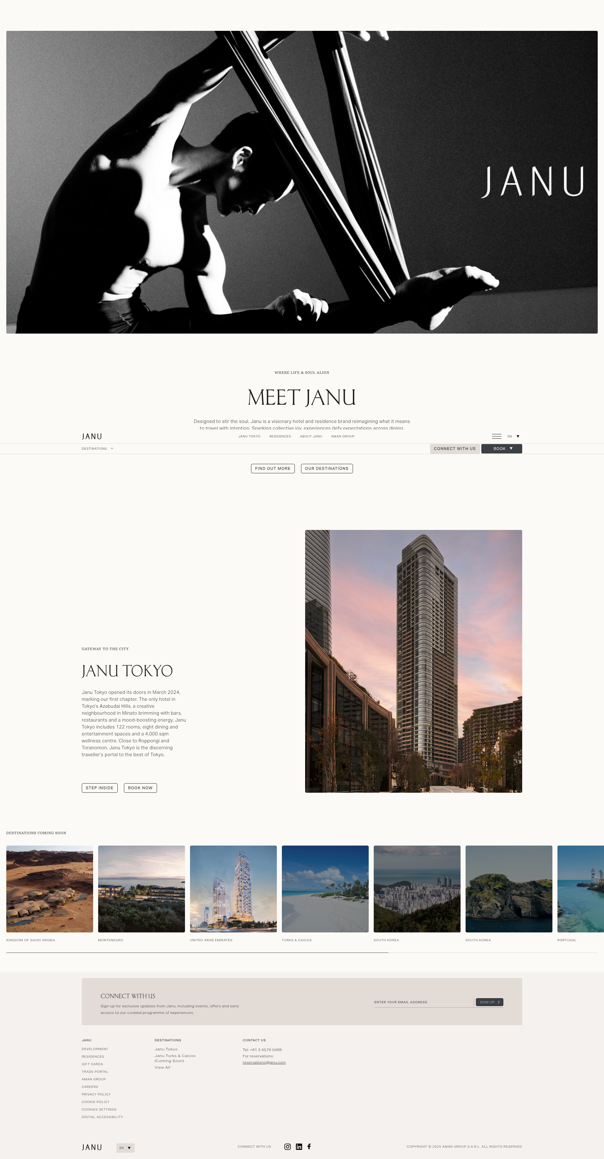 Screenshot of www.janu.com