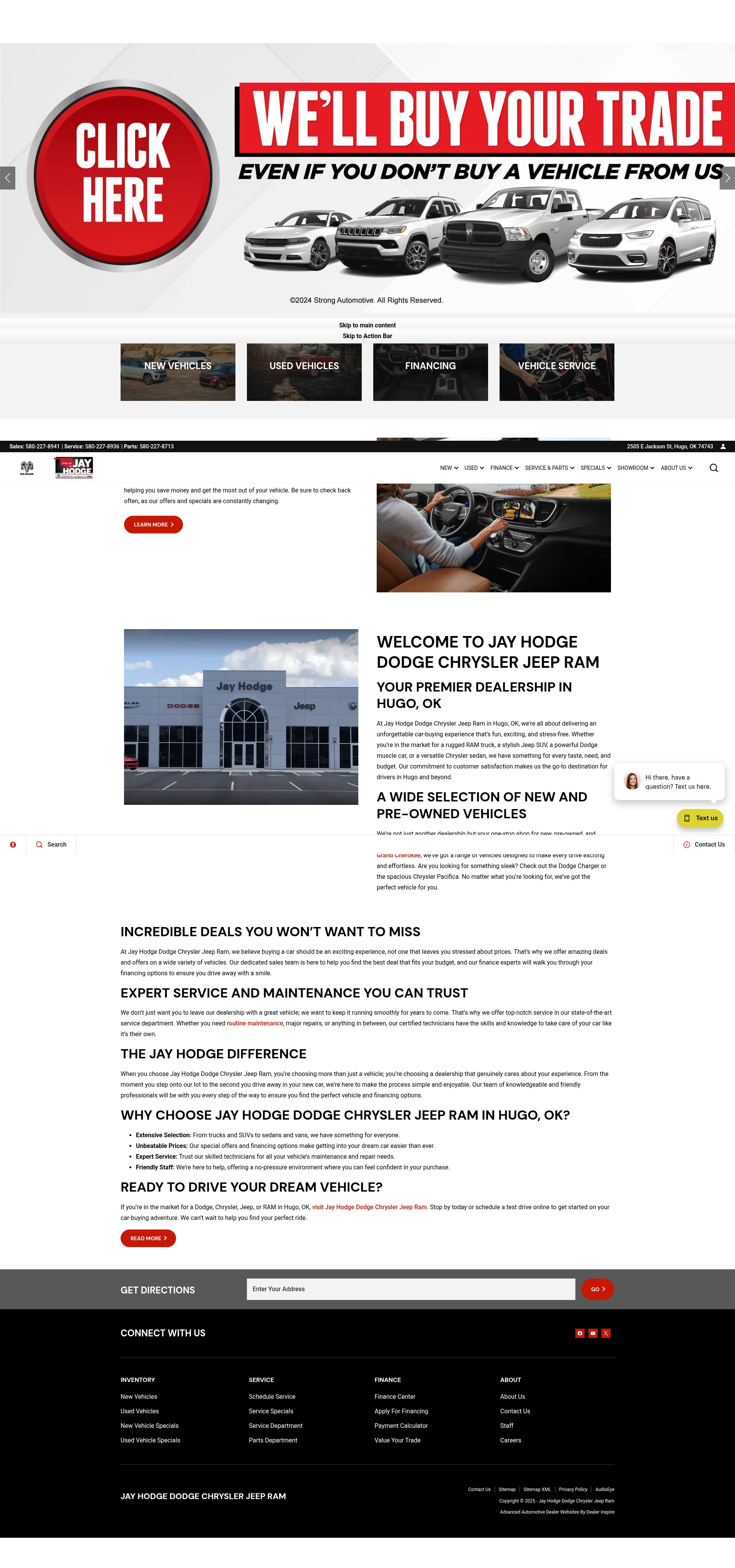 Screenshot of www.jayhodgedodge.com