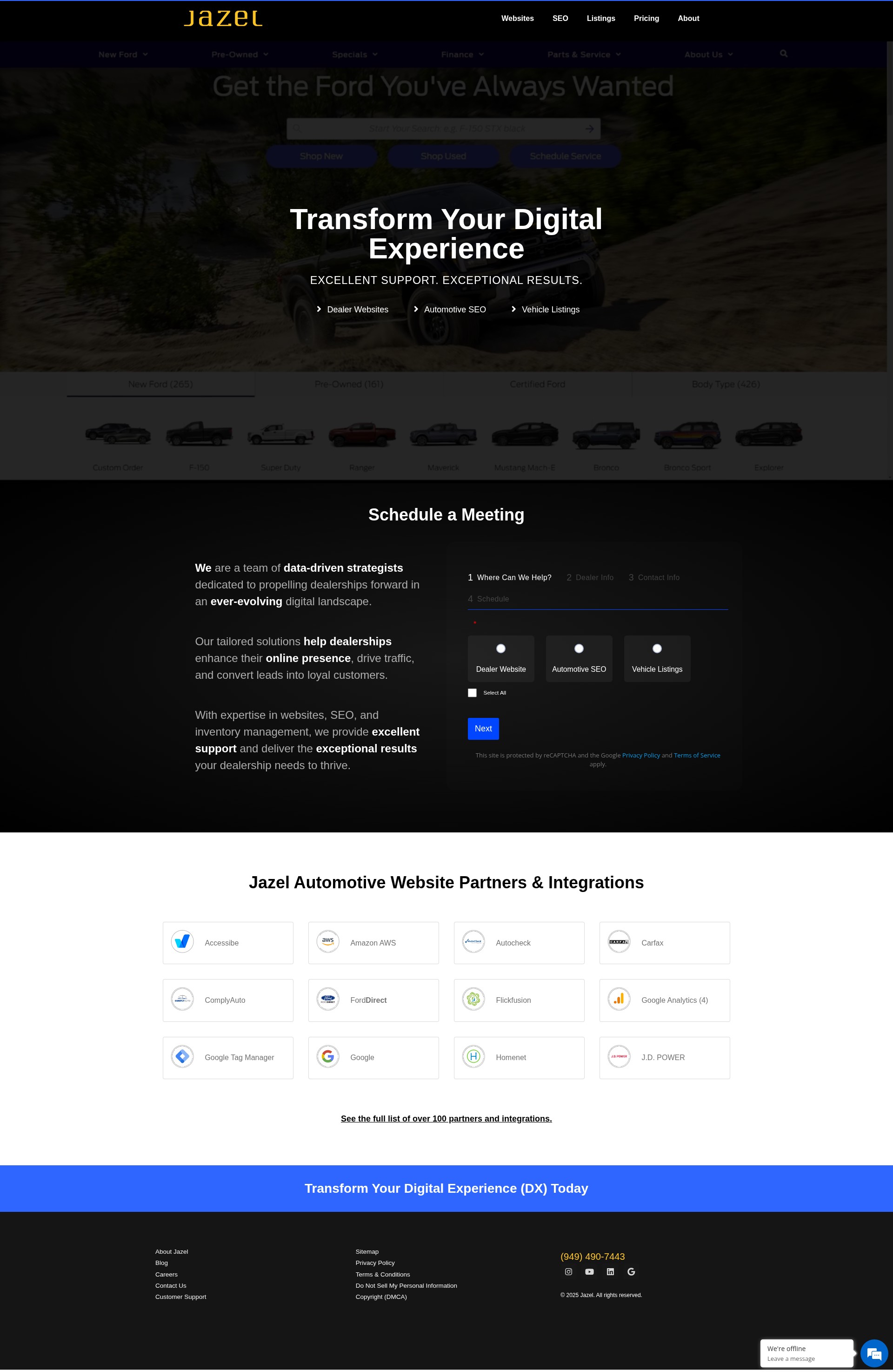 Screenshot of www.jazel.com