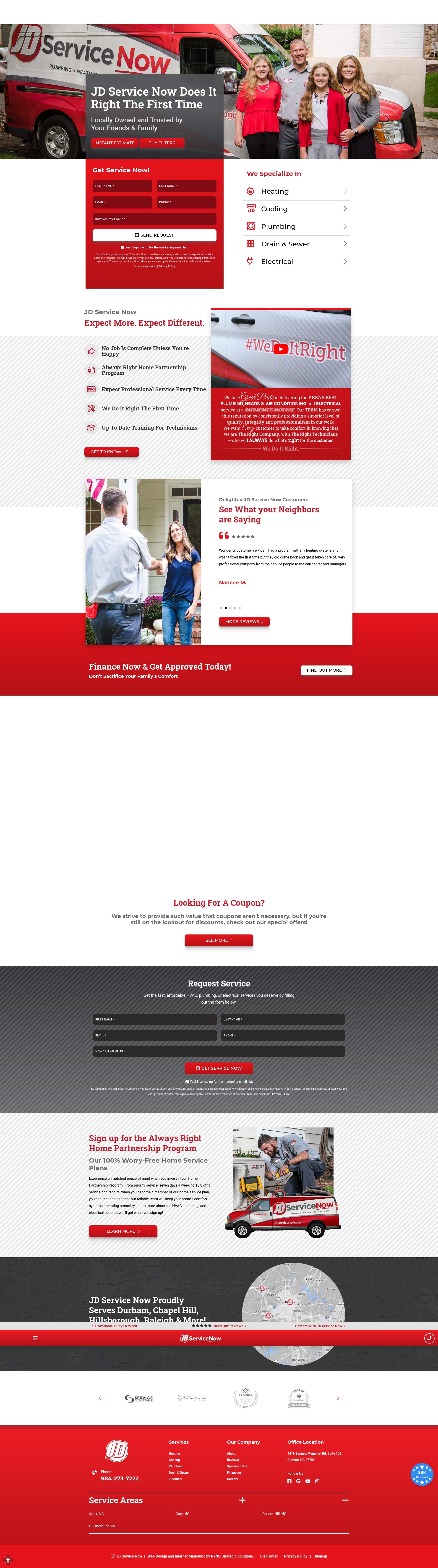 Screenshot of www.jdservicenow.com