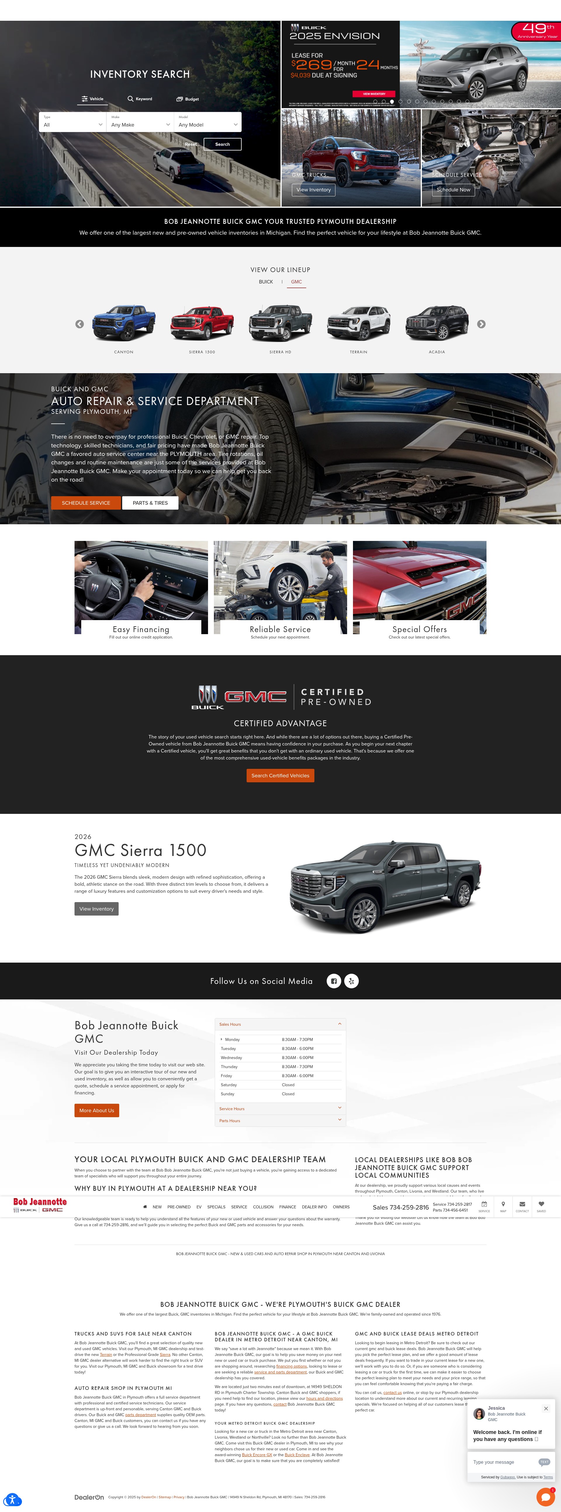 Screenshot of www.jeannotte.com
