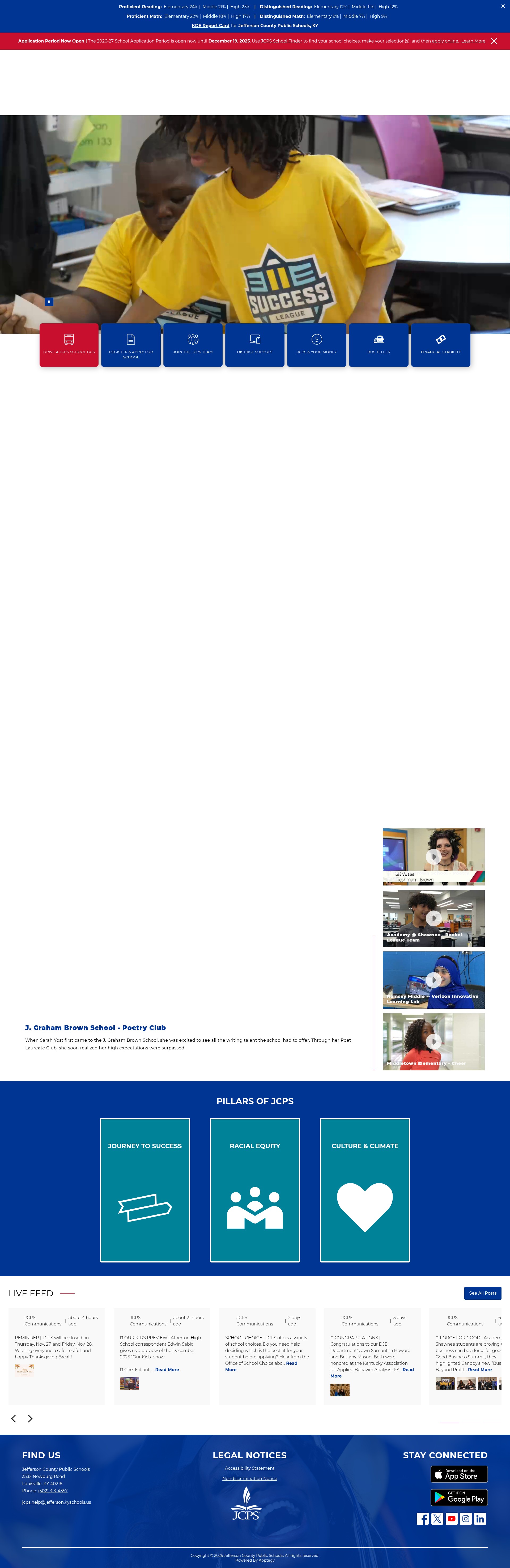 Screenshot of www.jefferson.kyschools.us