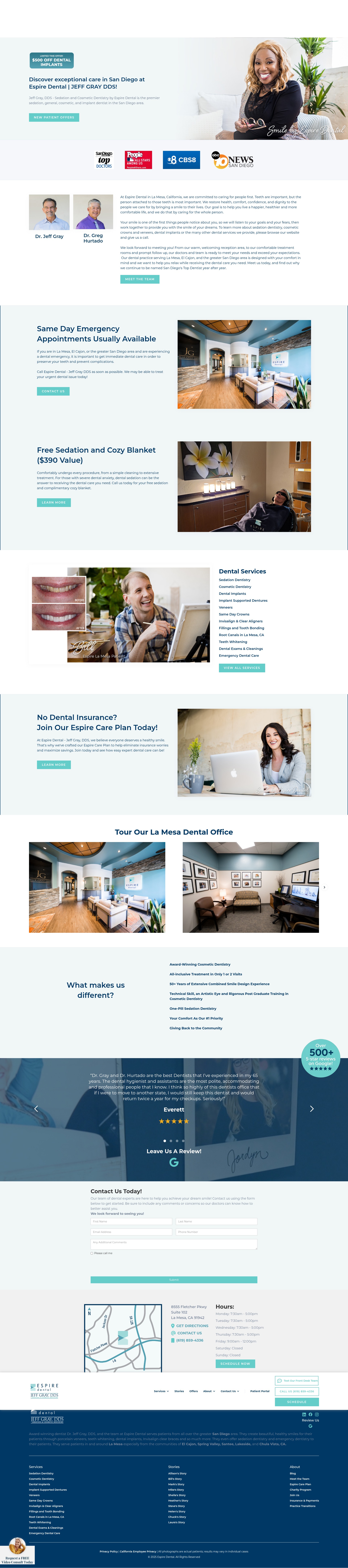 Screenshot of www.jeffgraydds.com