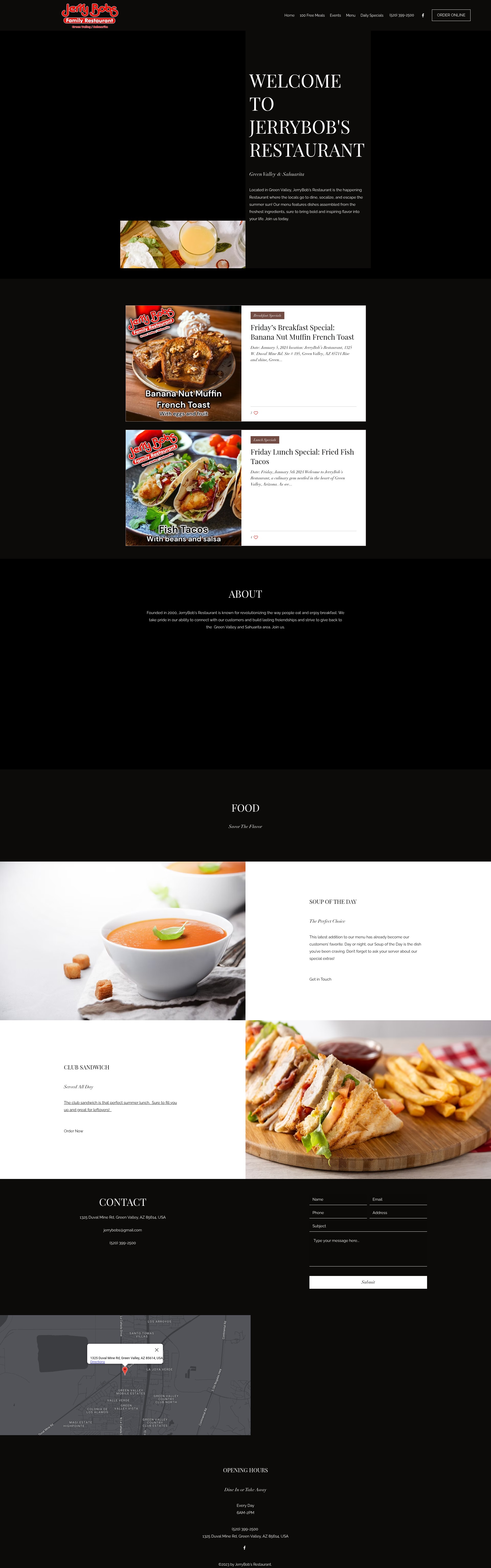 Screenshot of www.jerrybobs.com