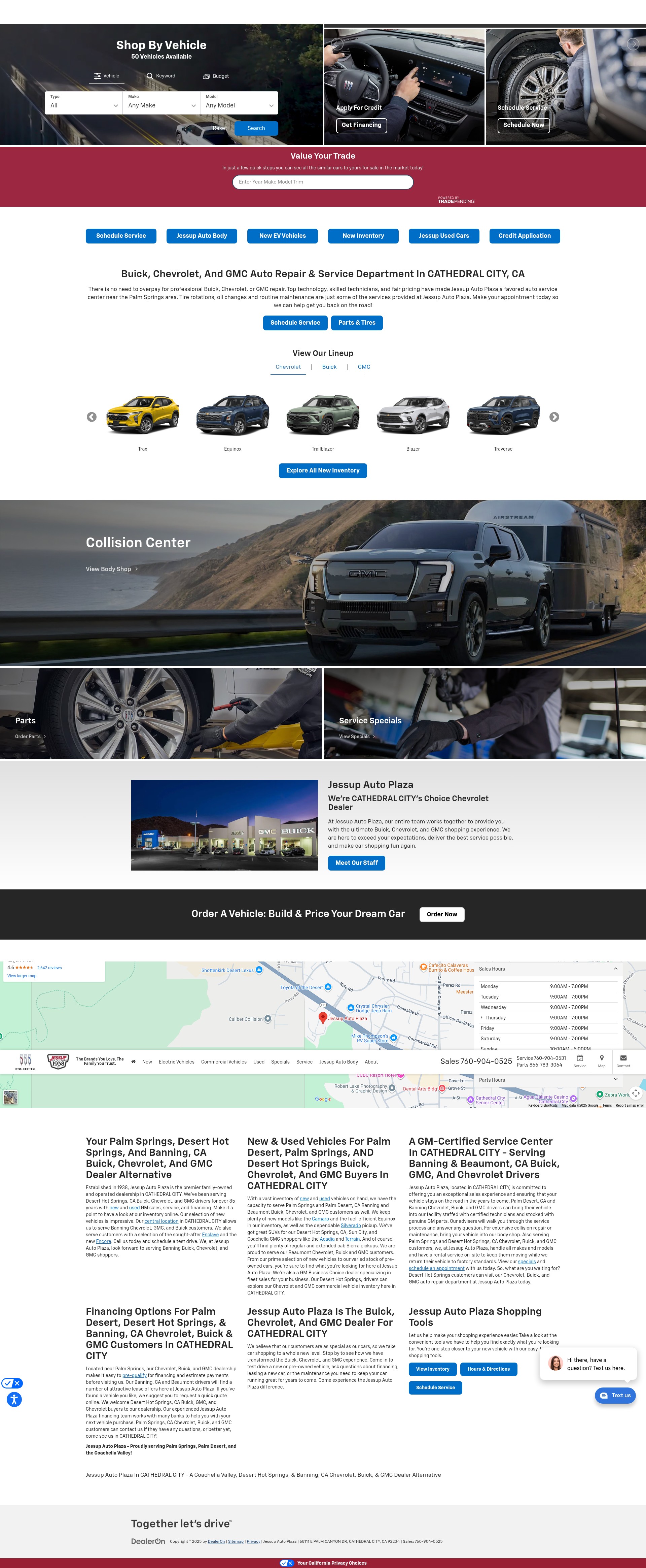 Screenshot of www.jessupautoplaza.com