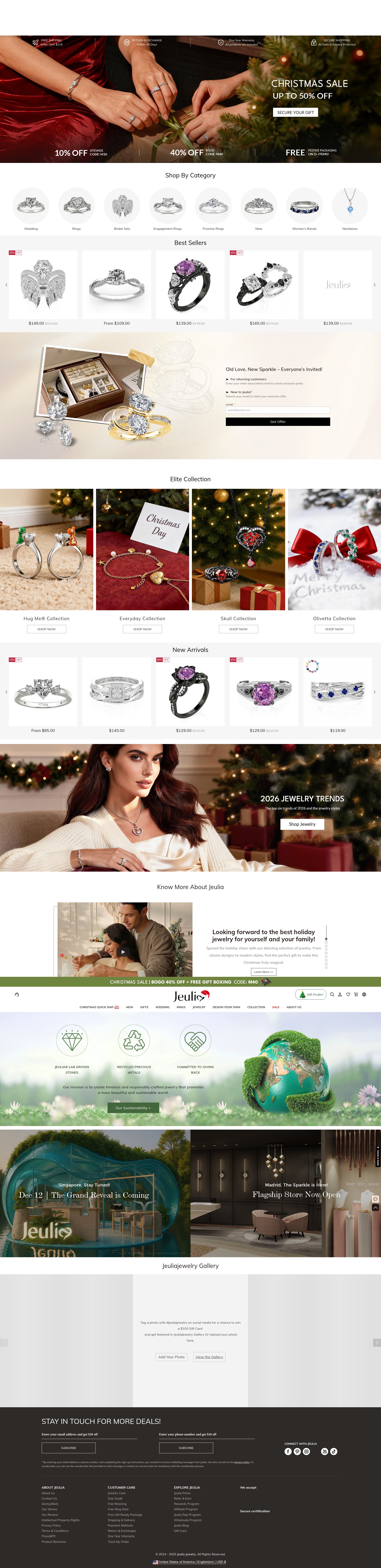 Screenshot of www.jeulia.com