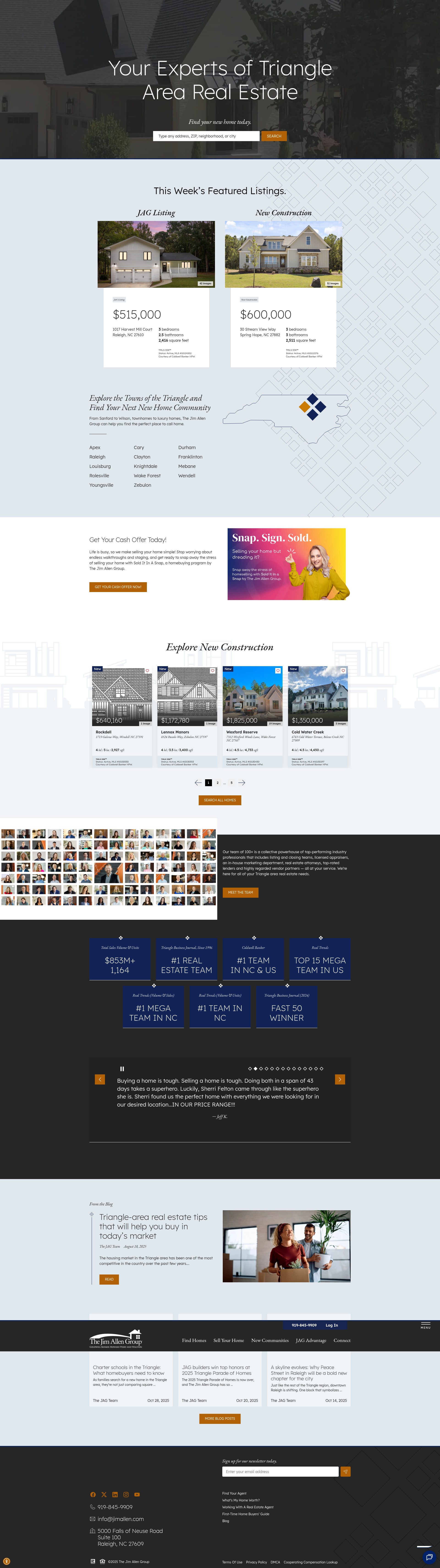 Screenshot of www.jimallen.com