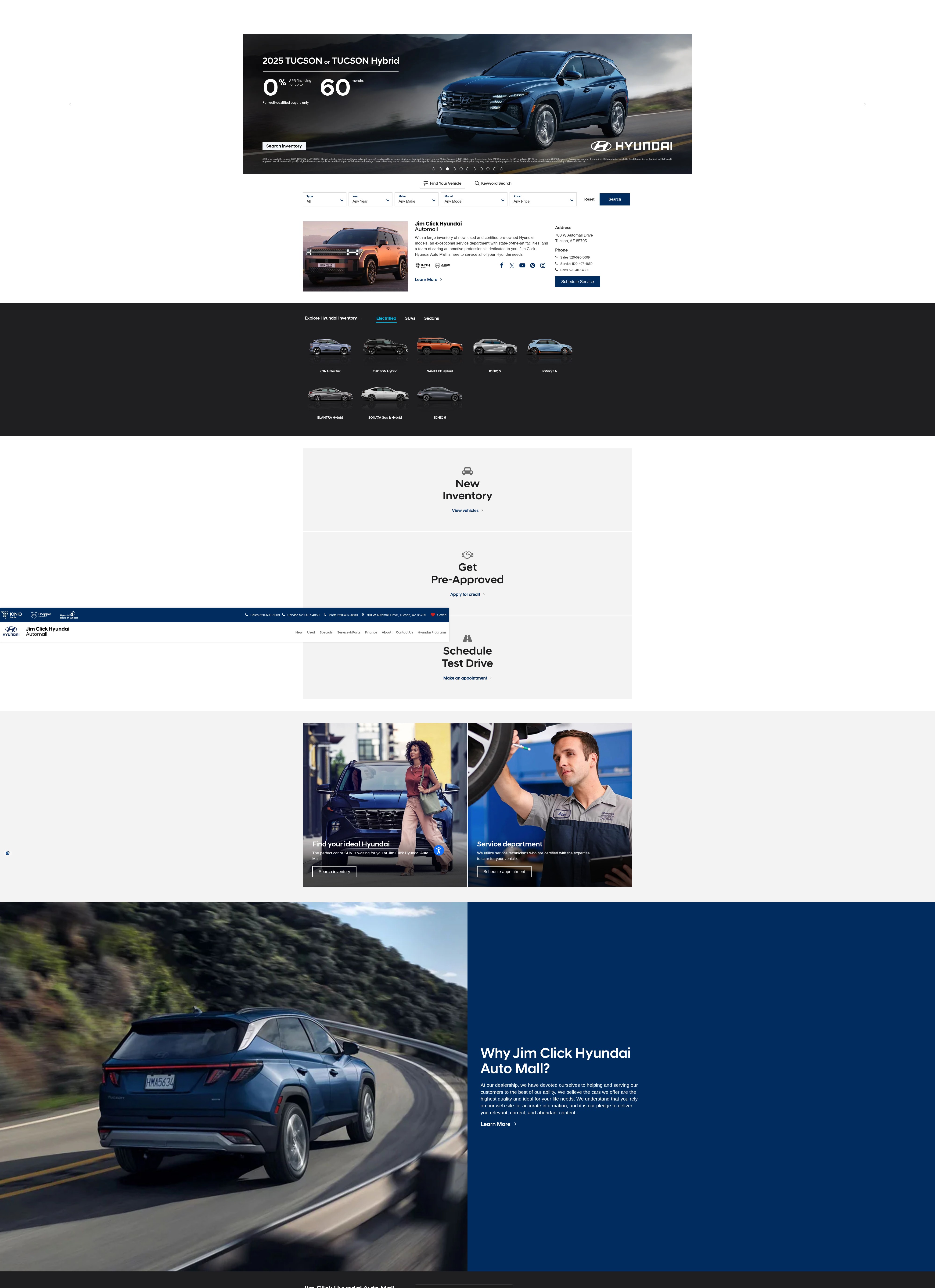 Screenshot of www.jimclickhyundaiautomall.com