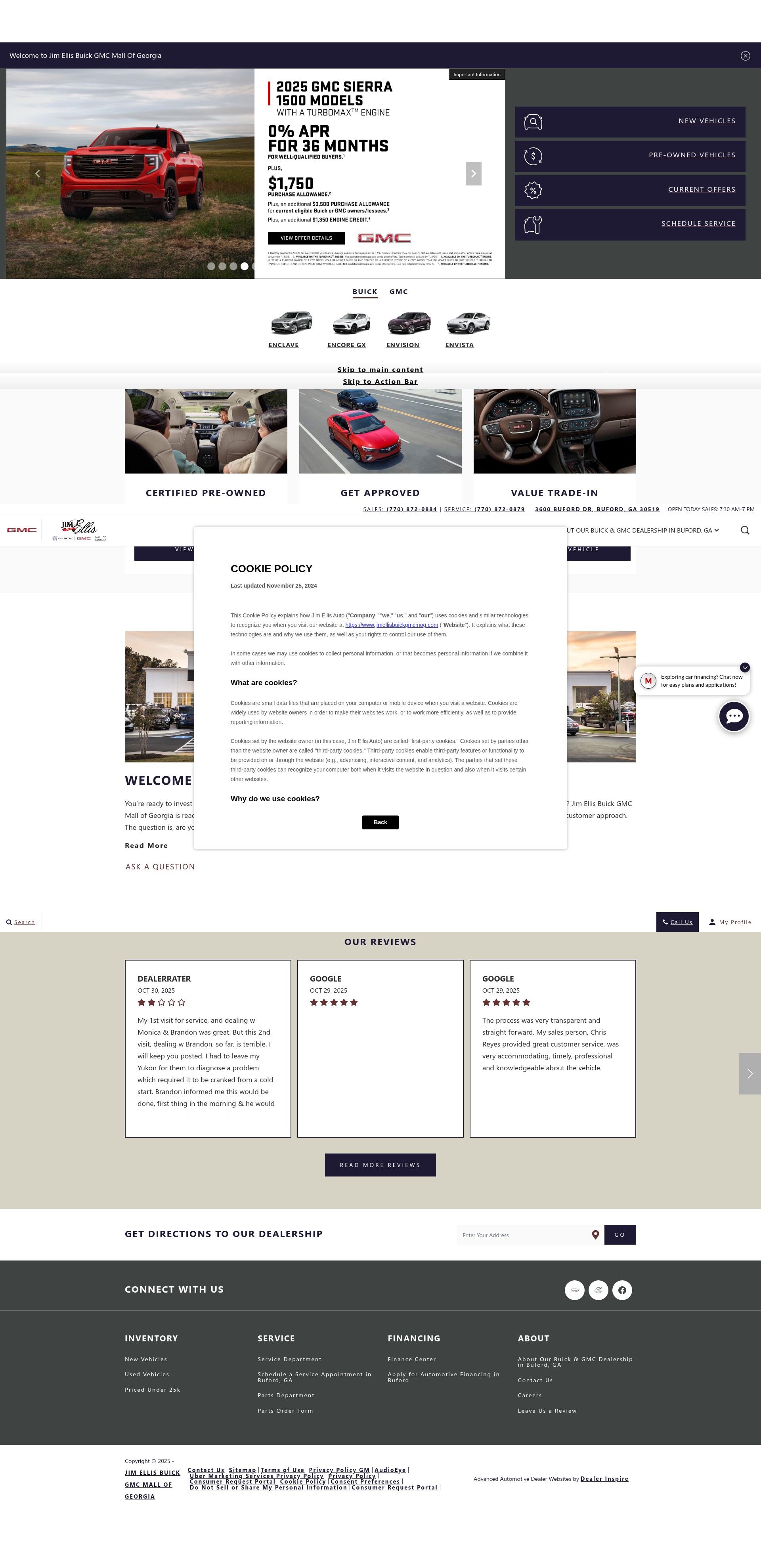 Screenshot of www.jimellisbuickgmcmog.com