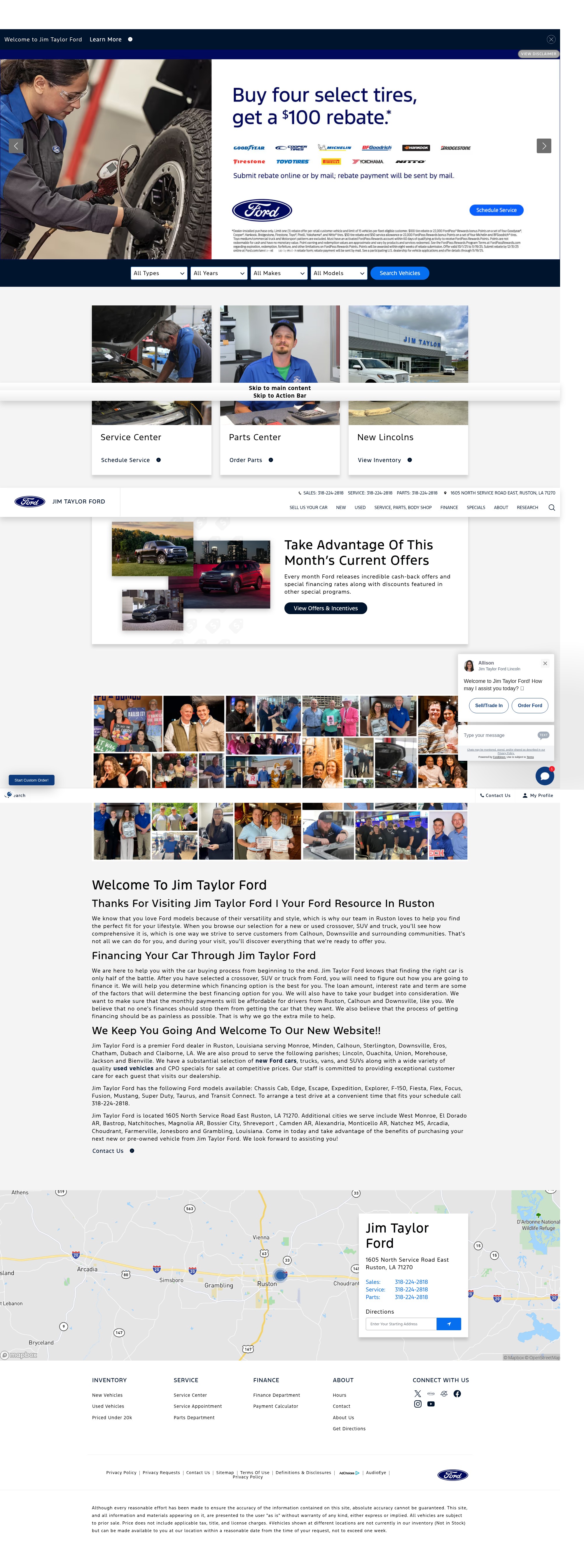 Screenshot of www.jimtaylorford.com