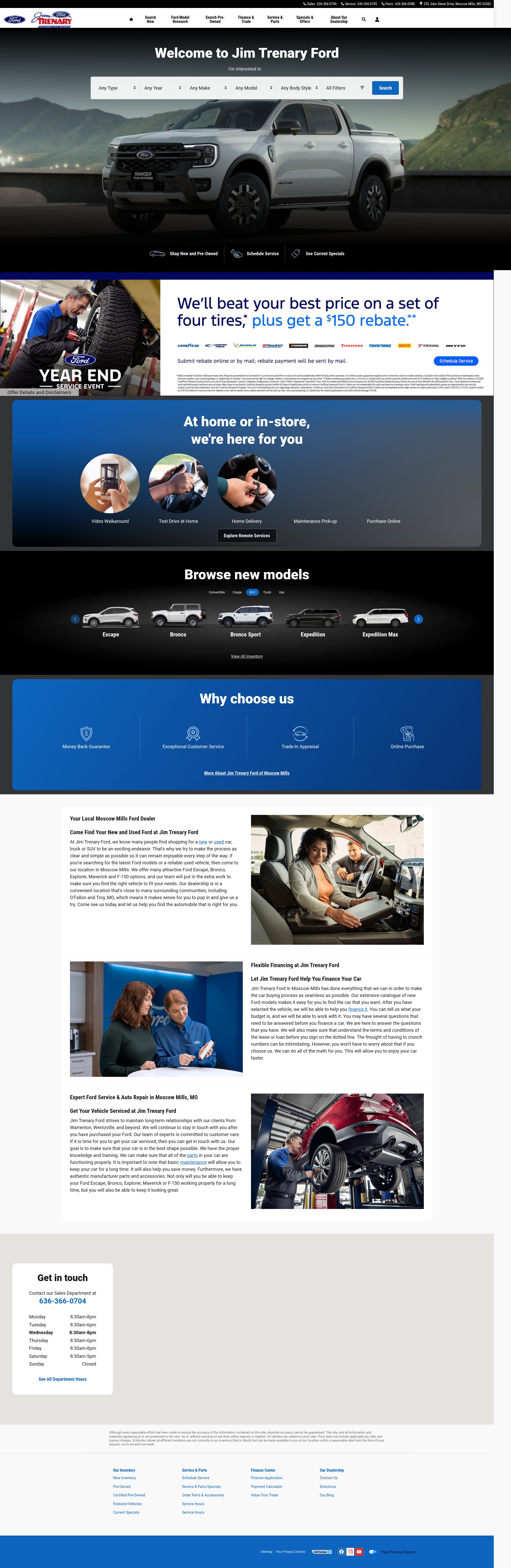 Screenshot of www.jimtrenaryford.com