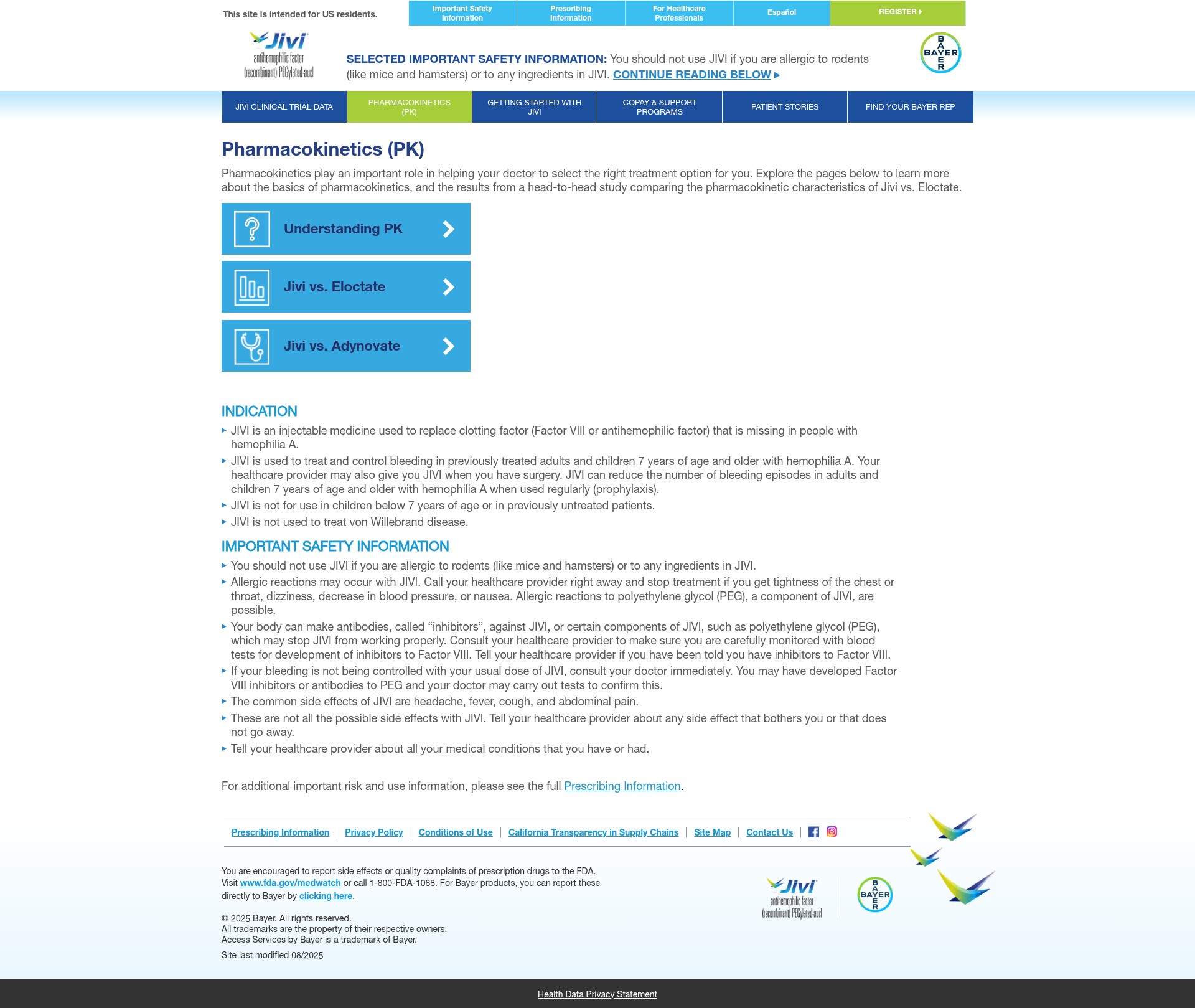 Screenshot of www.jivi-us.com