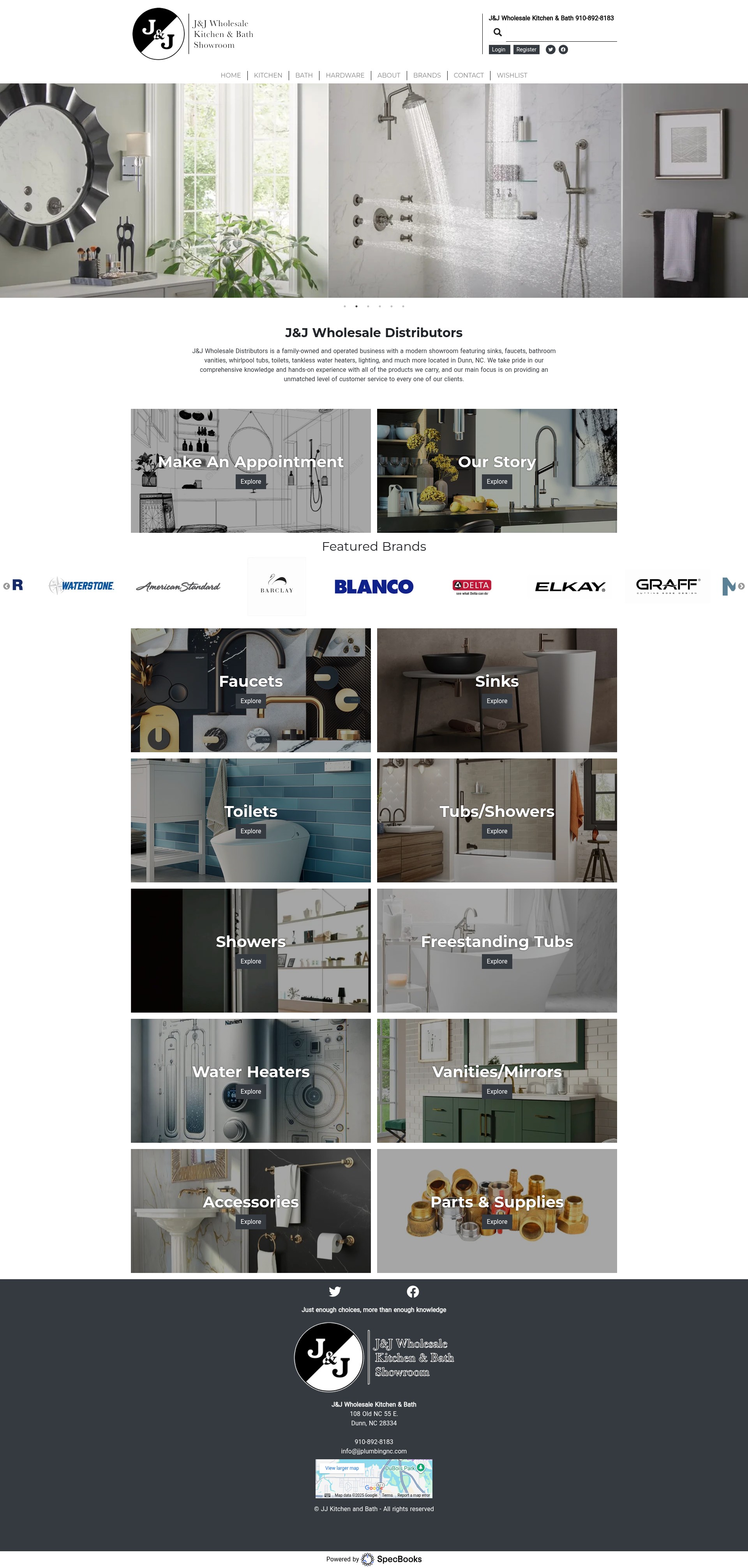 Screenshot of www.jjplumbingnc.com