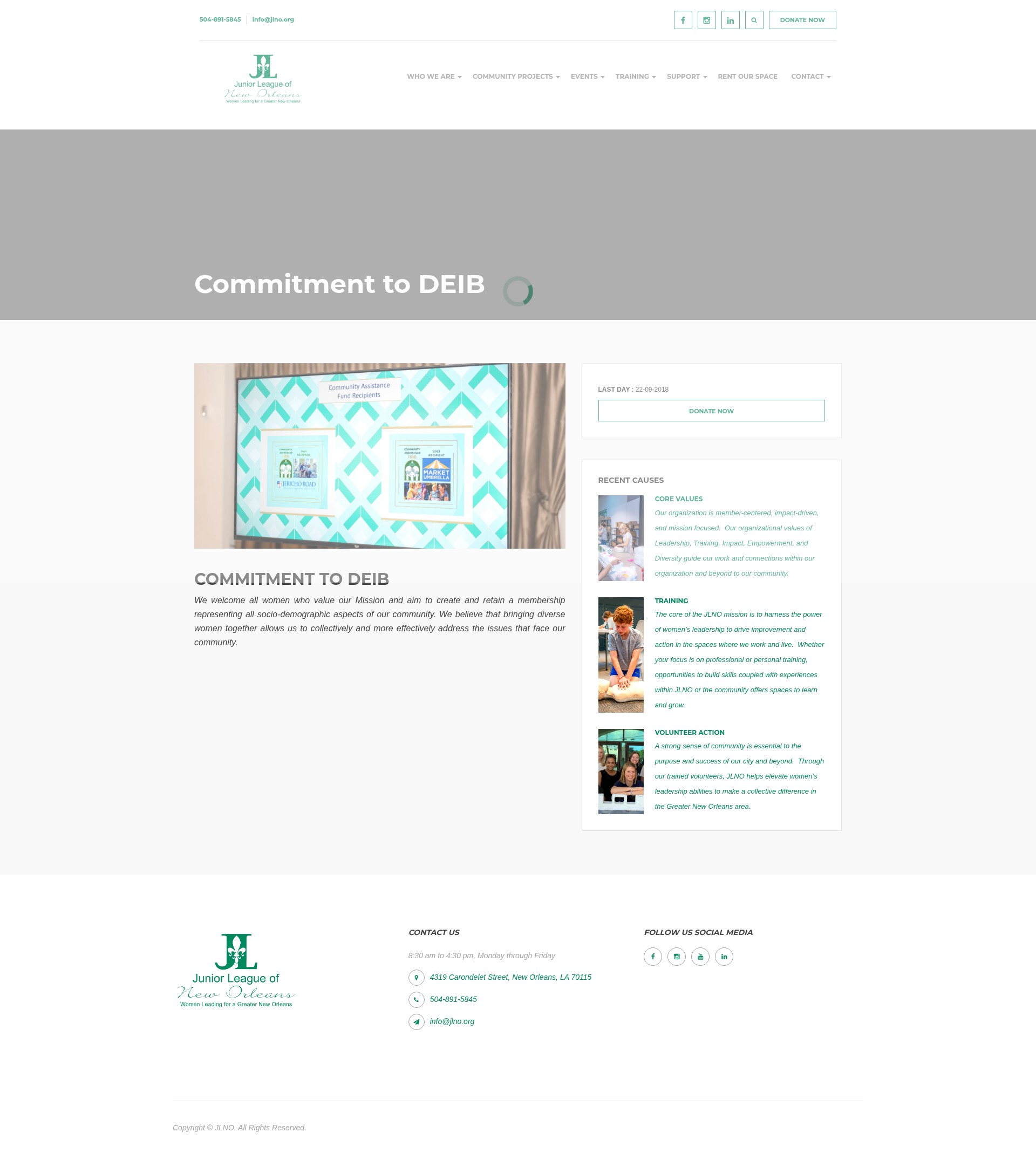 Screenshot of www.jlno.org