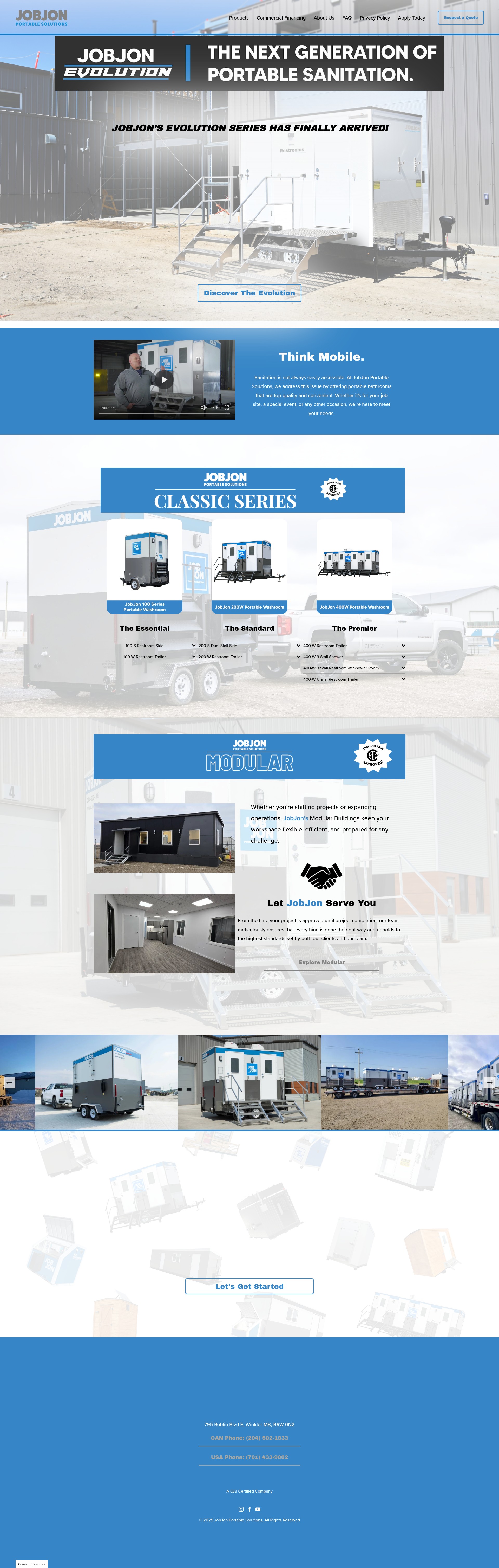 Screenshot of www.jobjon.ca