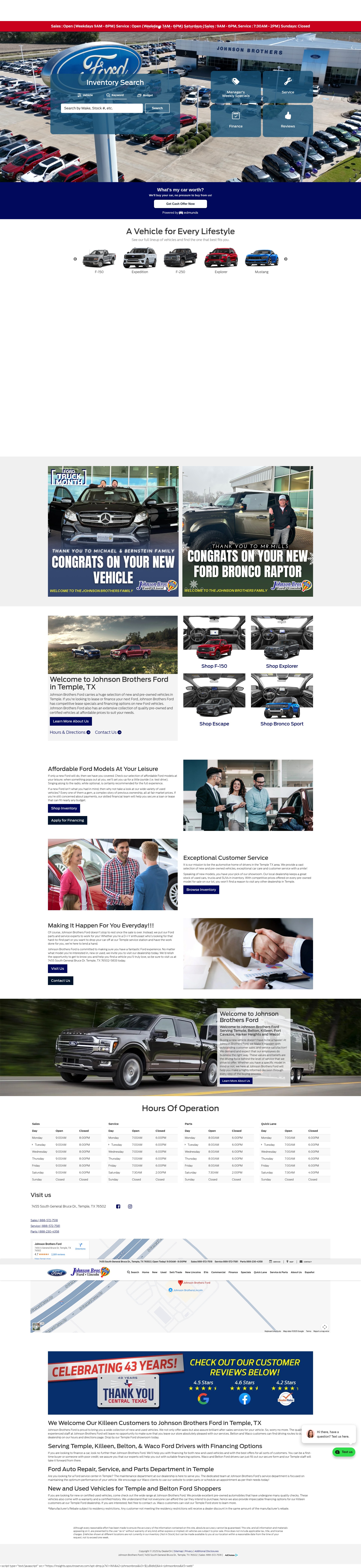Screenshot of www.johnsonbrosford.com