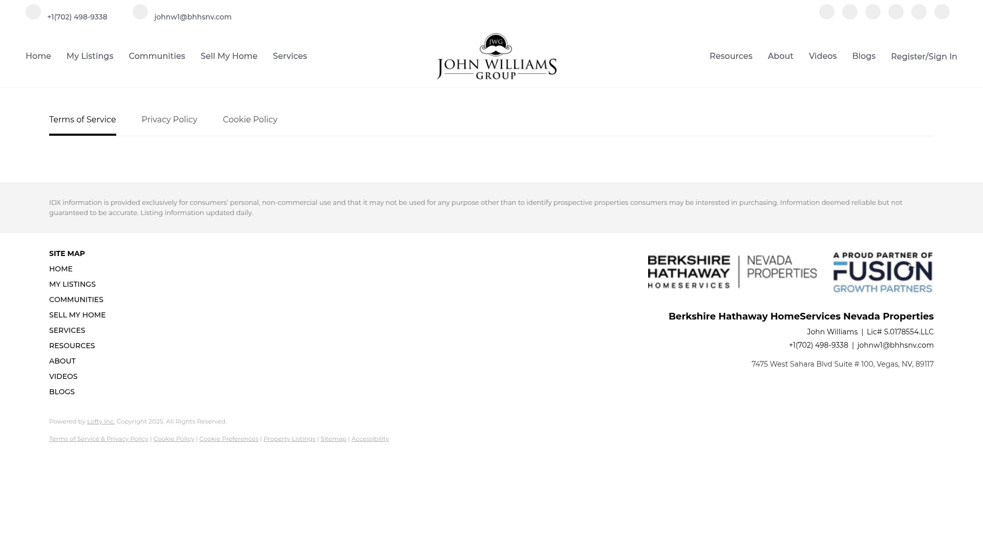 Screenshot of www.johnwilliamsgroup.com
