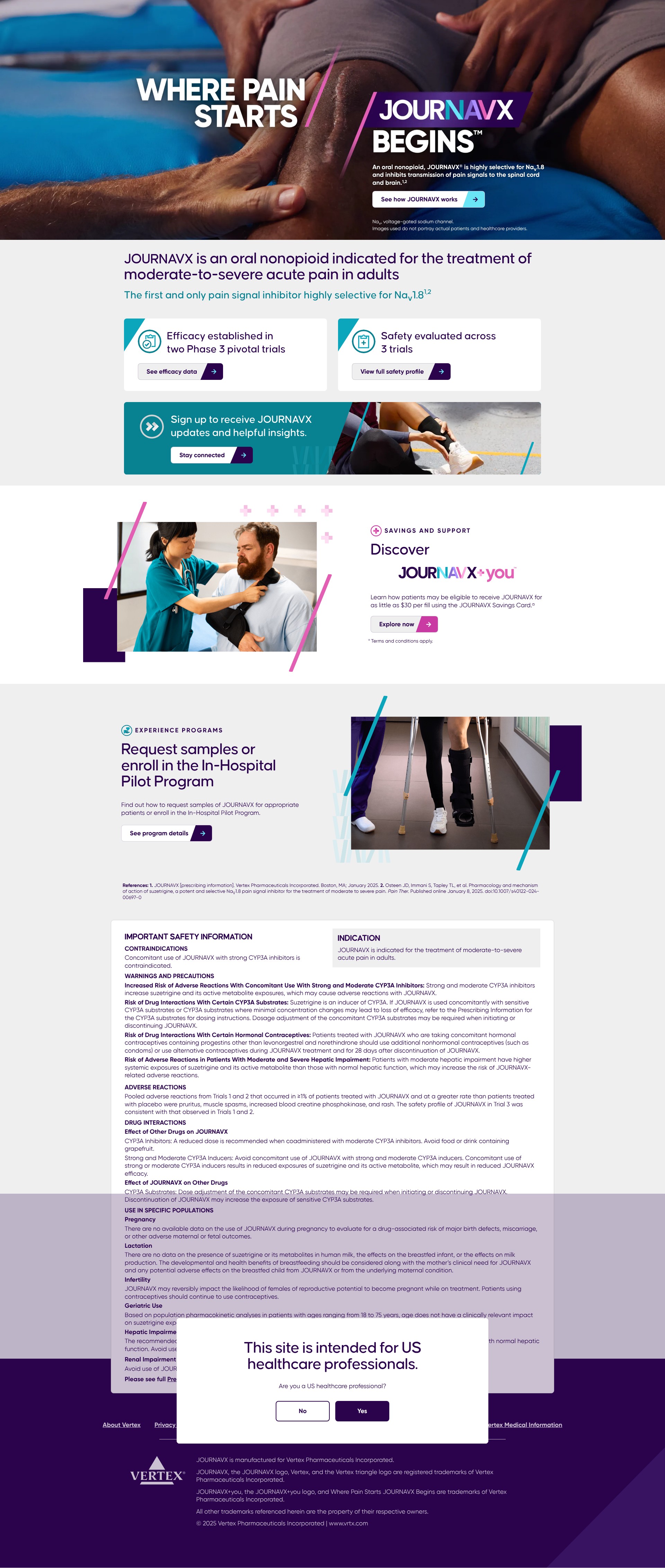 Screenshot of www.journavxhcp.com