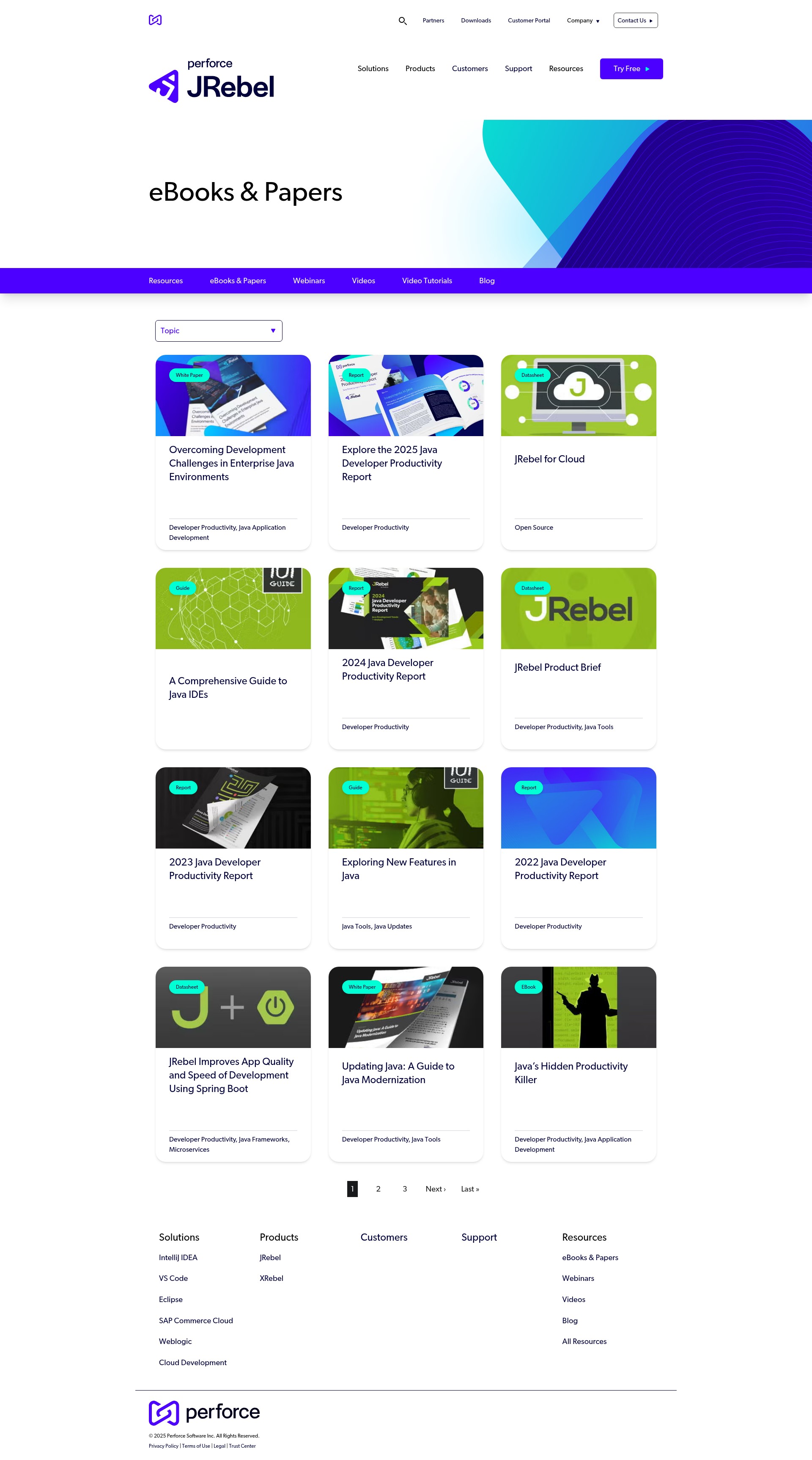 Screenshot of www.jrebel.com