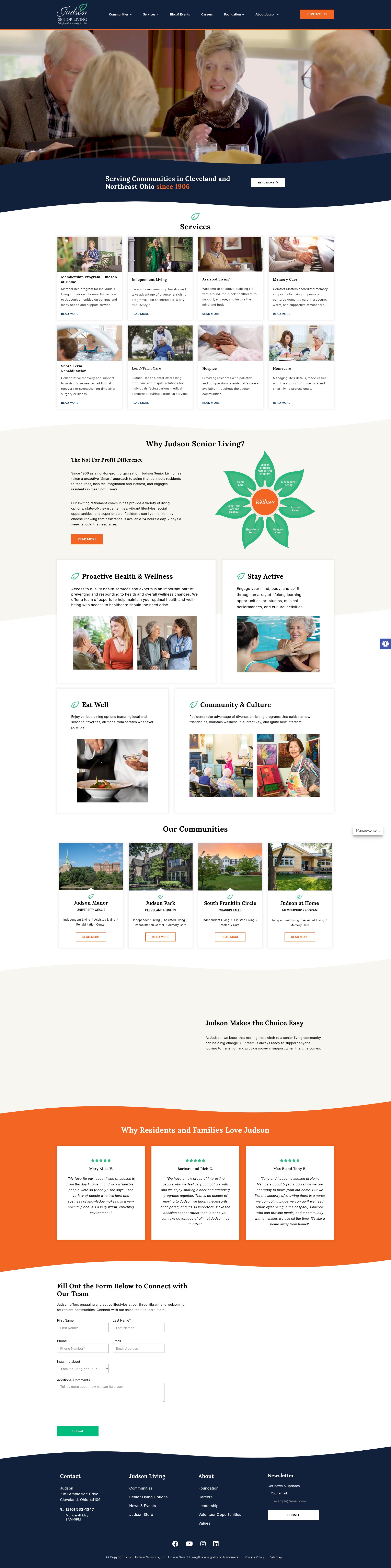 Screenshot of www.judsonsmartliving.org