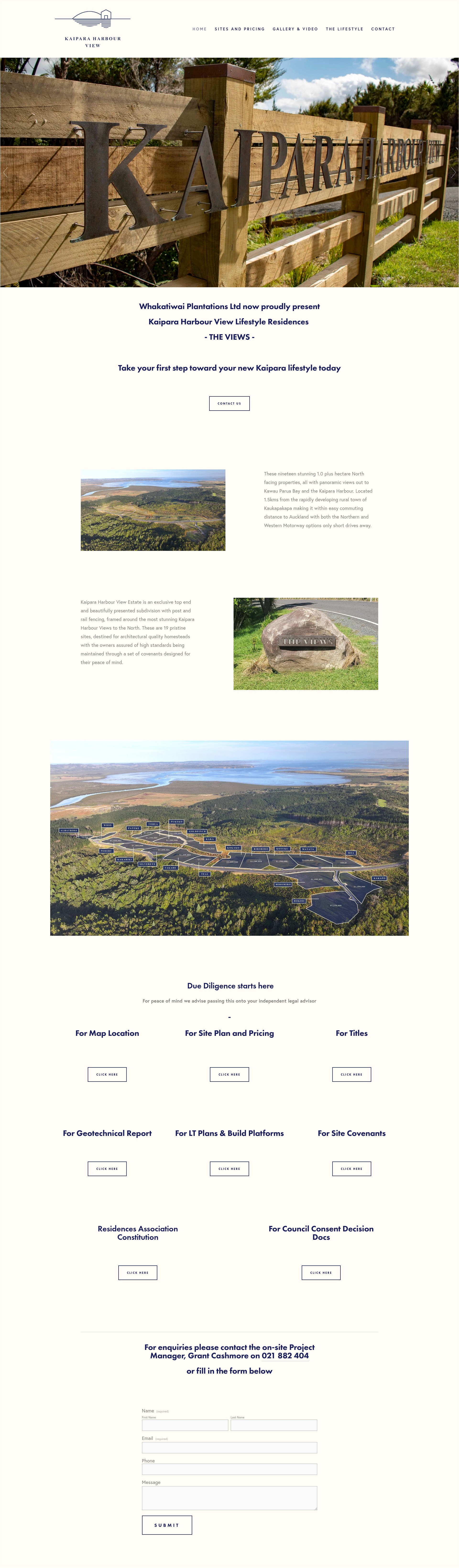 Screenshot of www.kaiparaharbourview.co.nz