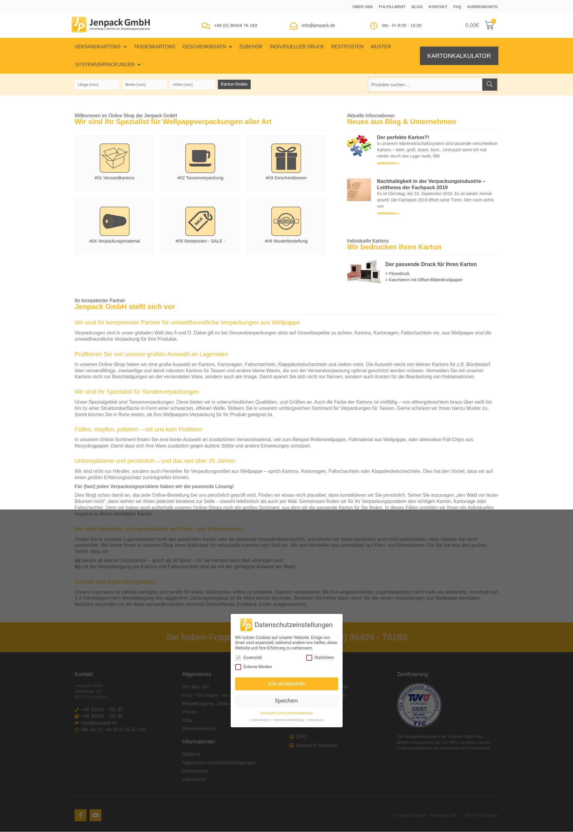 Screenshot of www.kartons-ab-werk.com