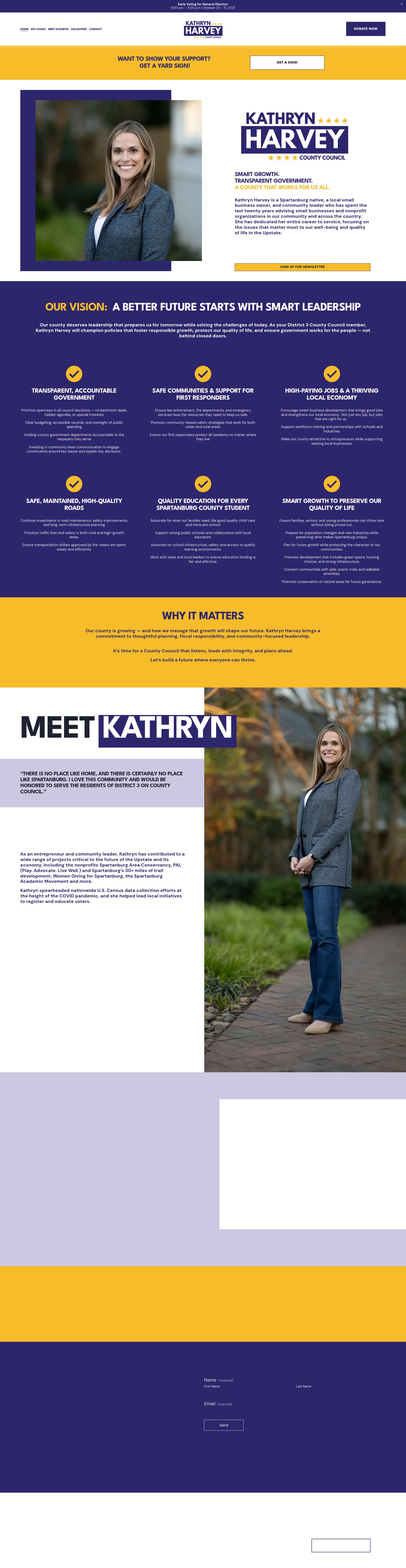 Screenshot of www.kathrynforcouncil.com