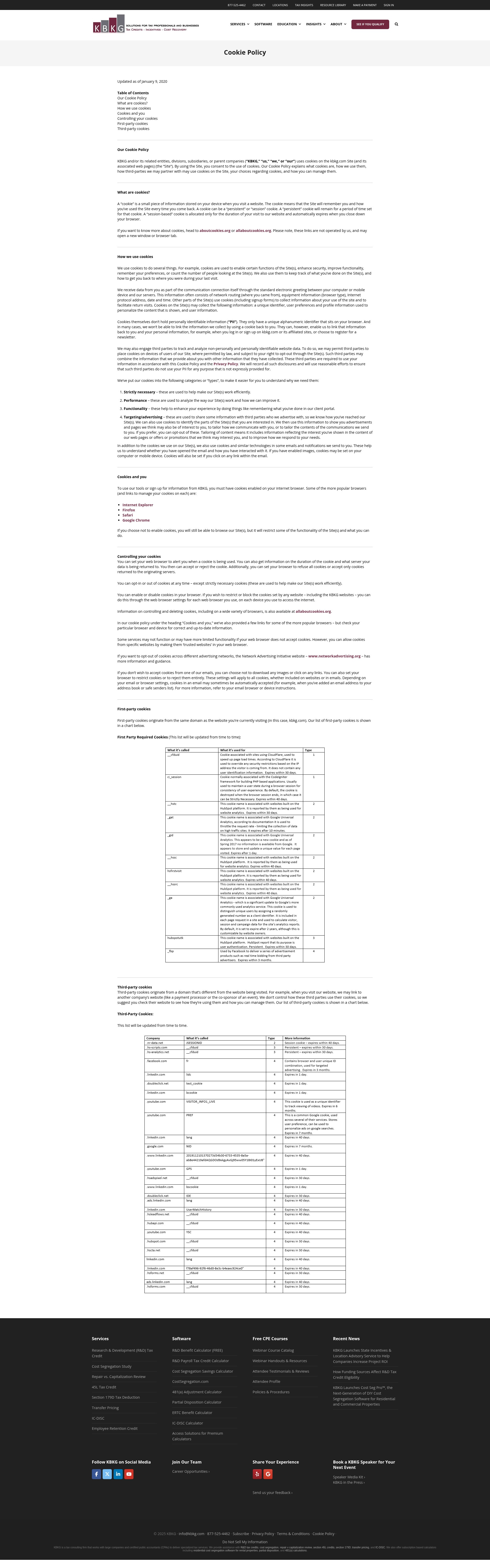 Screenshot of www.kbkg.com