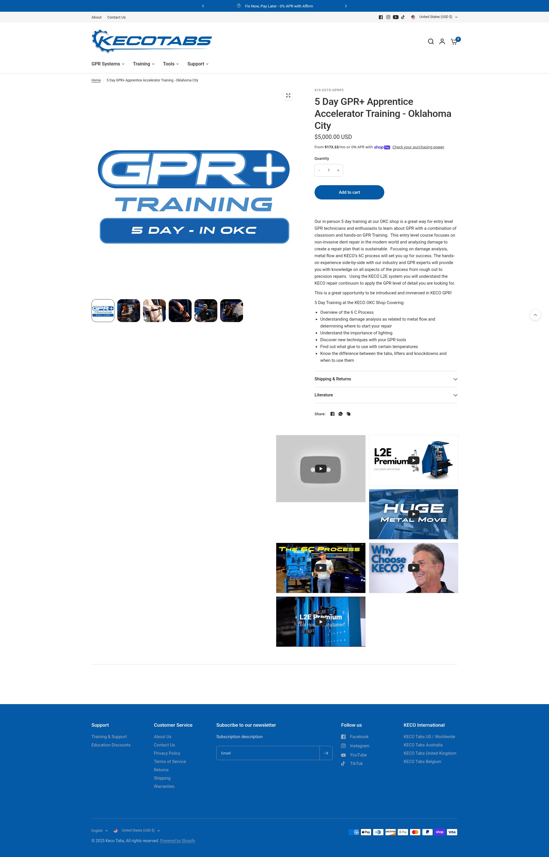 Screenshot of www.kecotabs.com