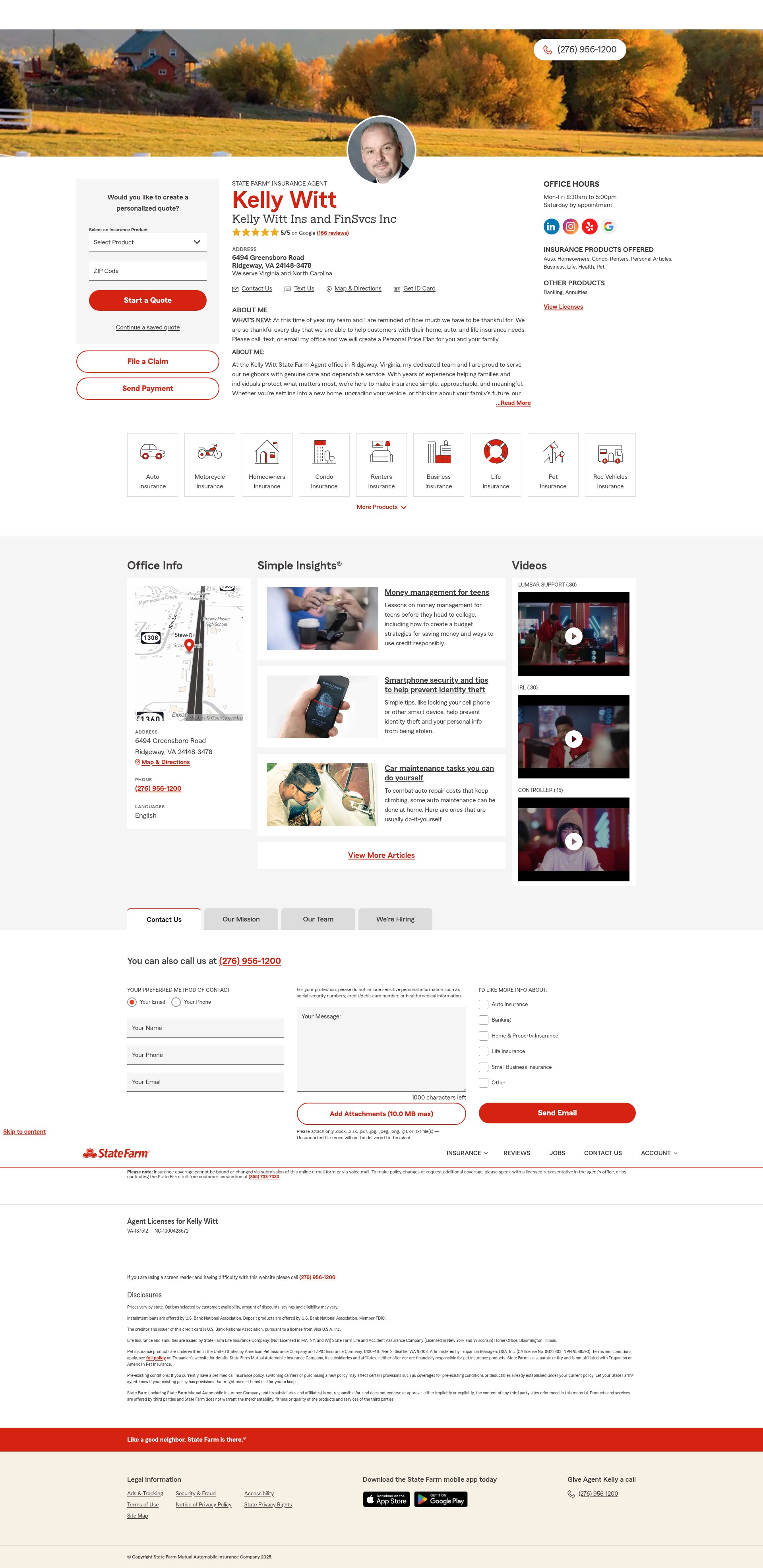 Screenshot of www.kellywitt.com