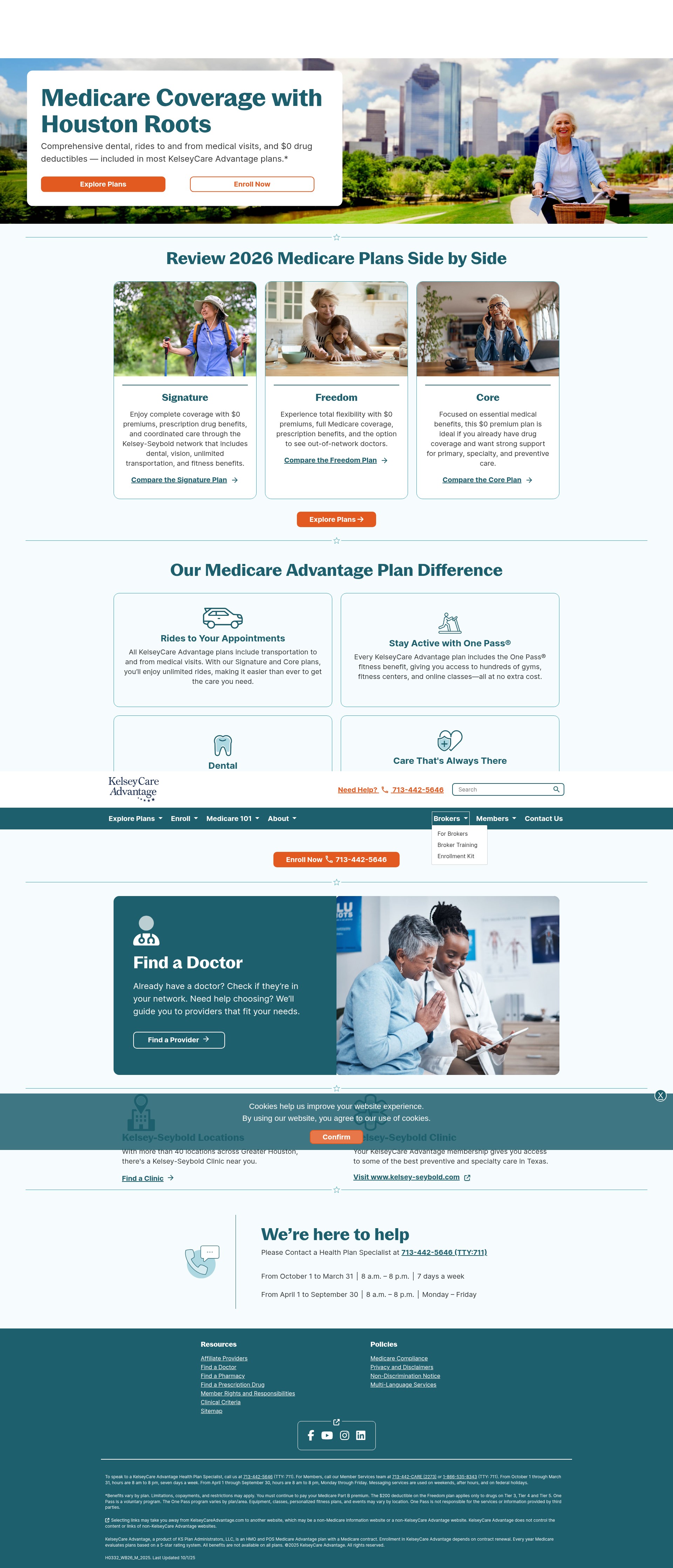 Screenshot of www.kelseycareadvantage.com