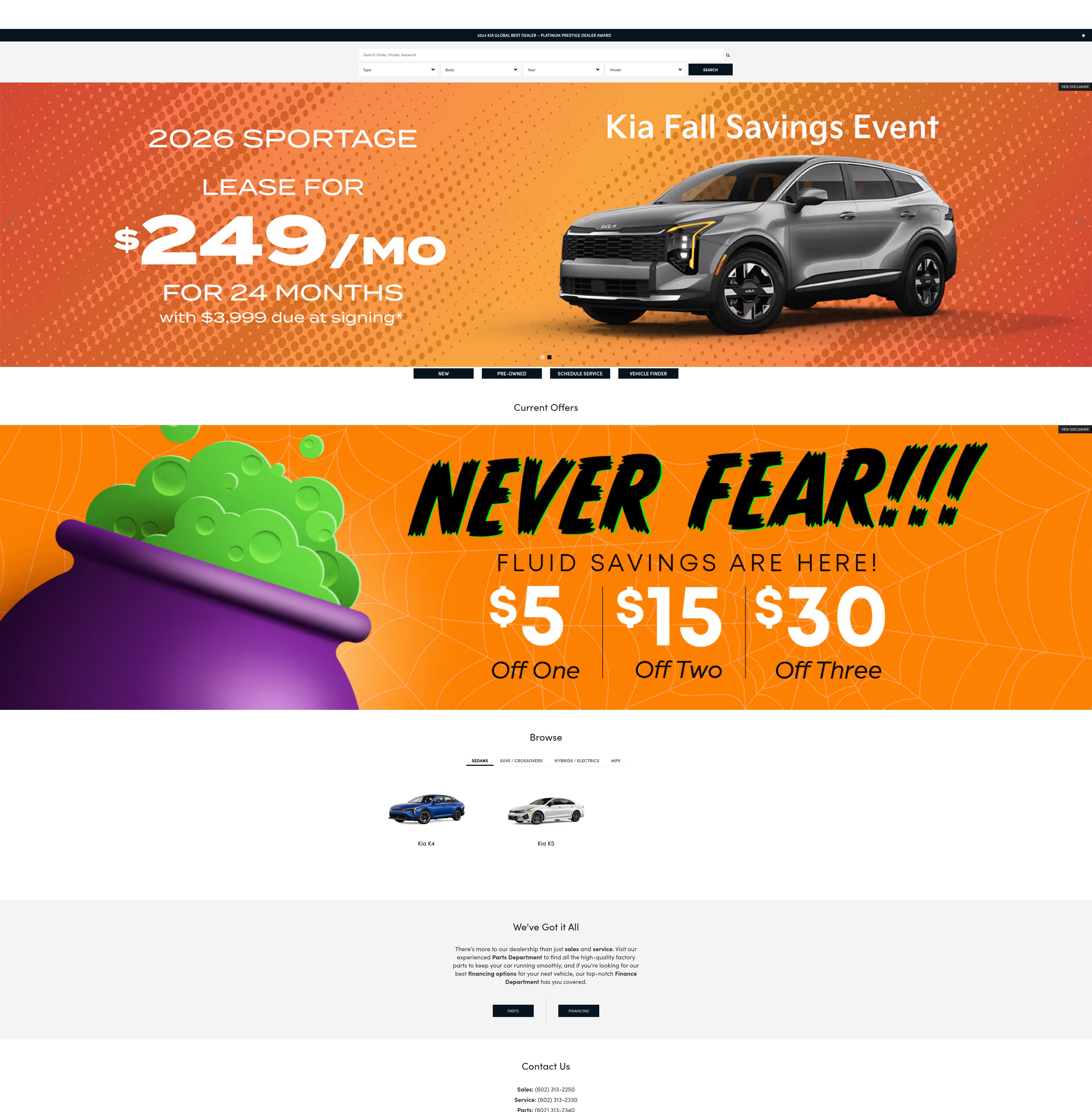 Screenshot of www.kengarffkiabellroad.com