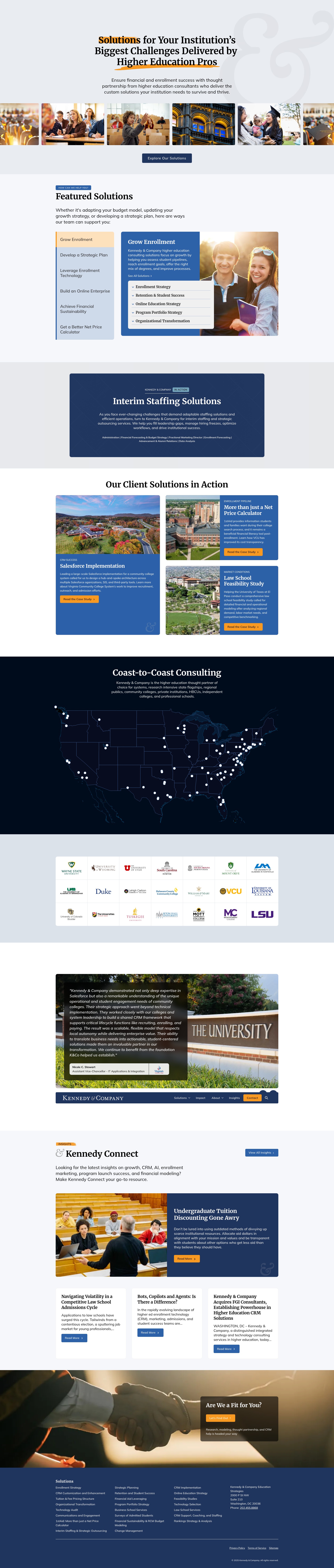 Screenshot of www.kennedyandcompany.com