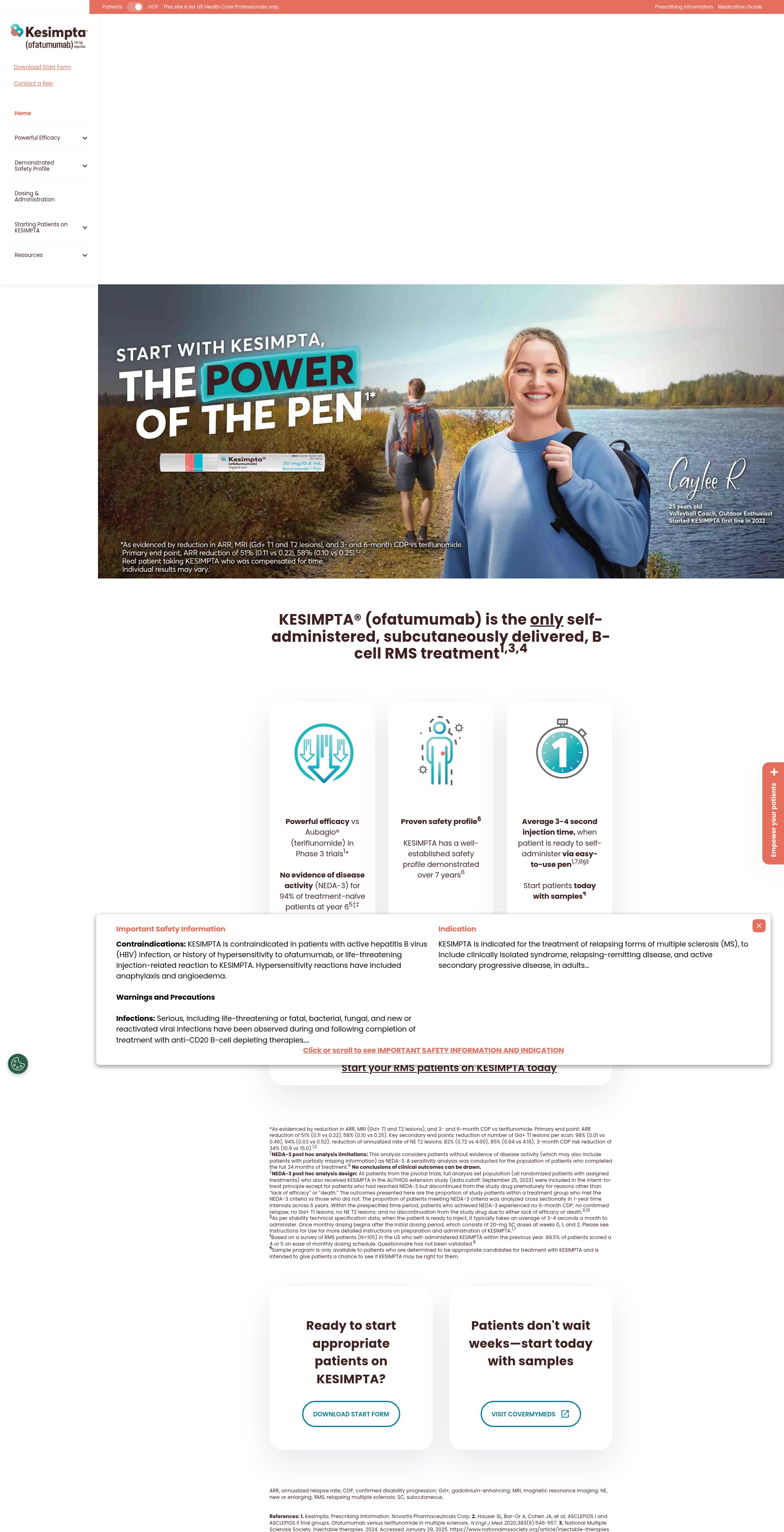 Screenshot of www.kesimptahcp.com