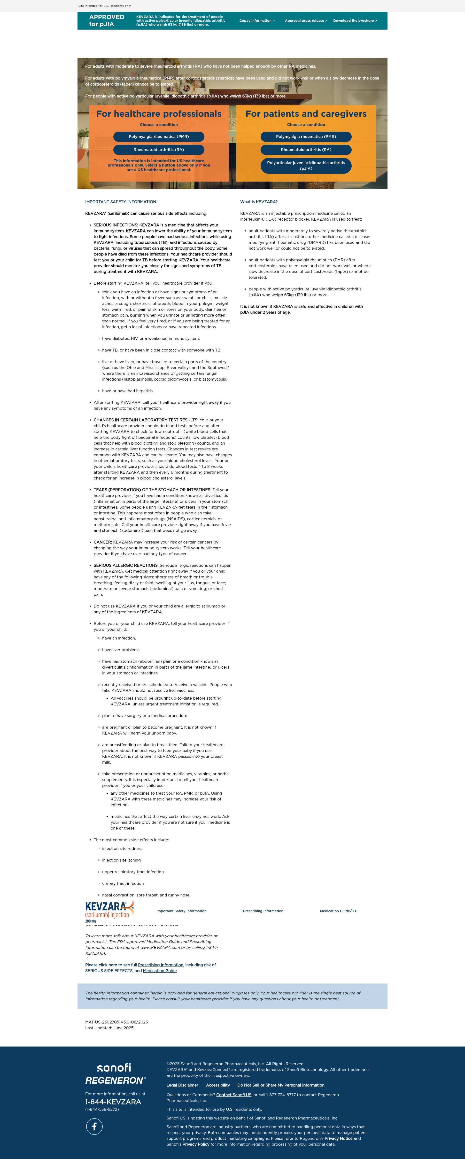 Screenshot of www.kevzara.com