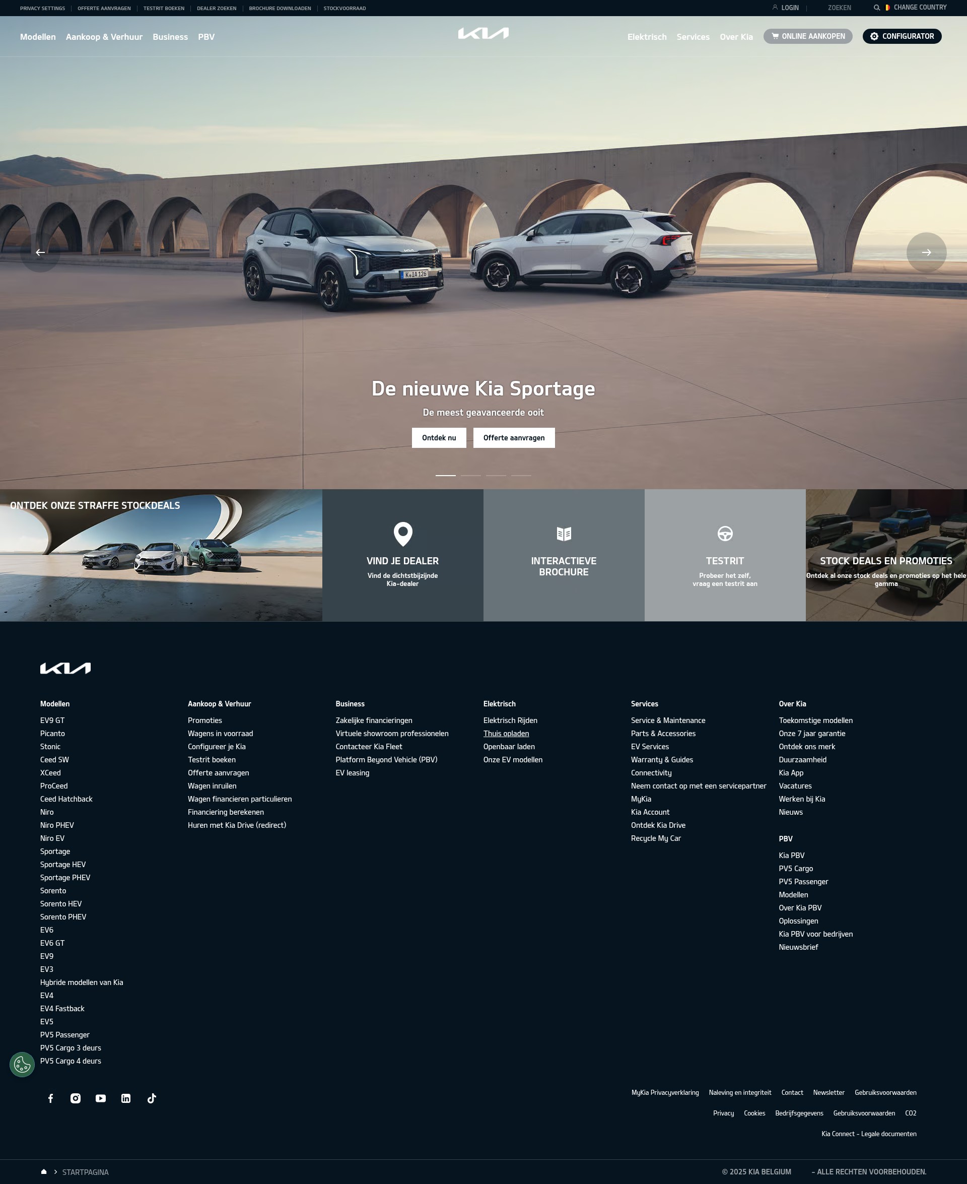 Screenshot of www.kia-showroom.be