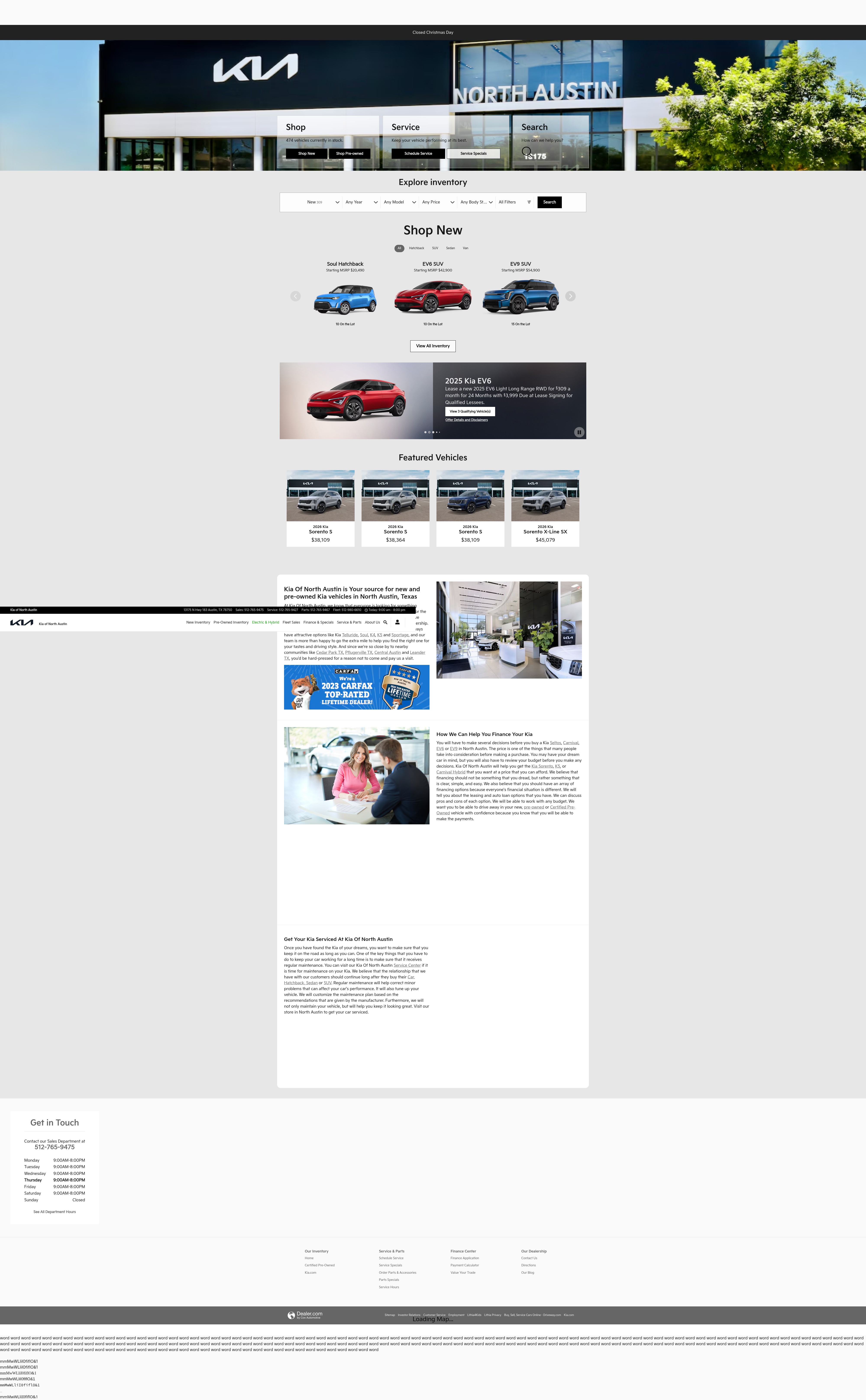 Screenshot of www.kianorthaustin.com