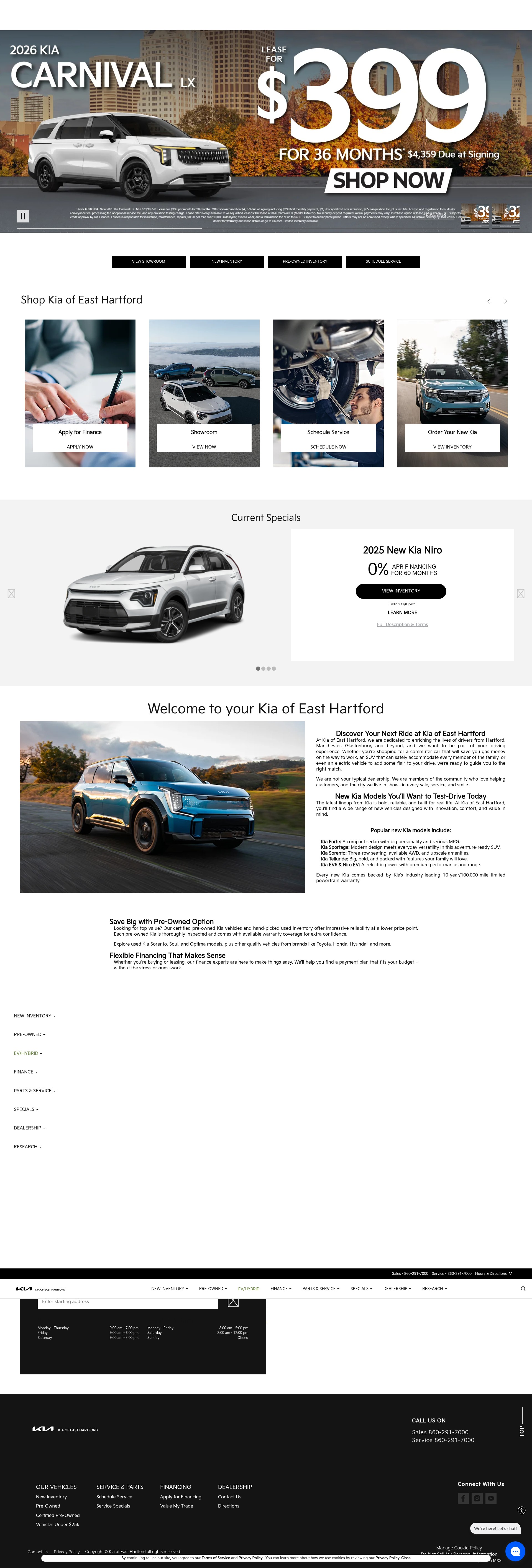 Screenshot of www.kiaofeasthartford.com