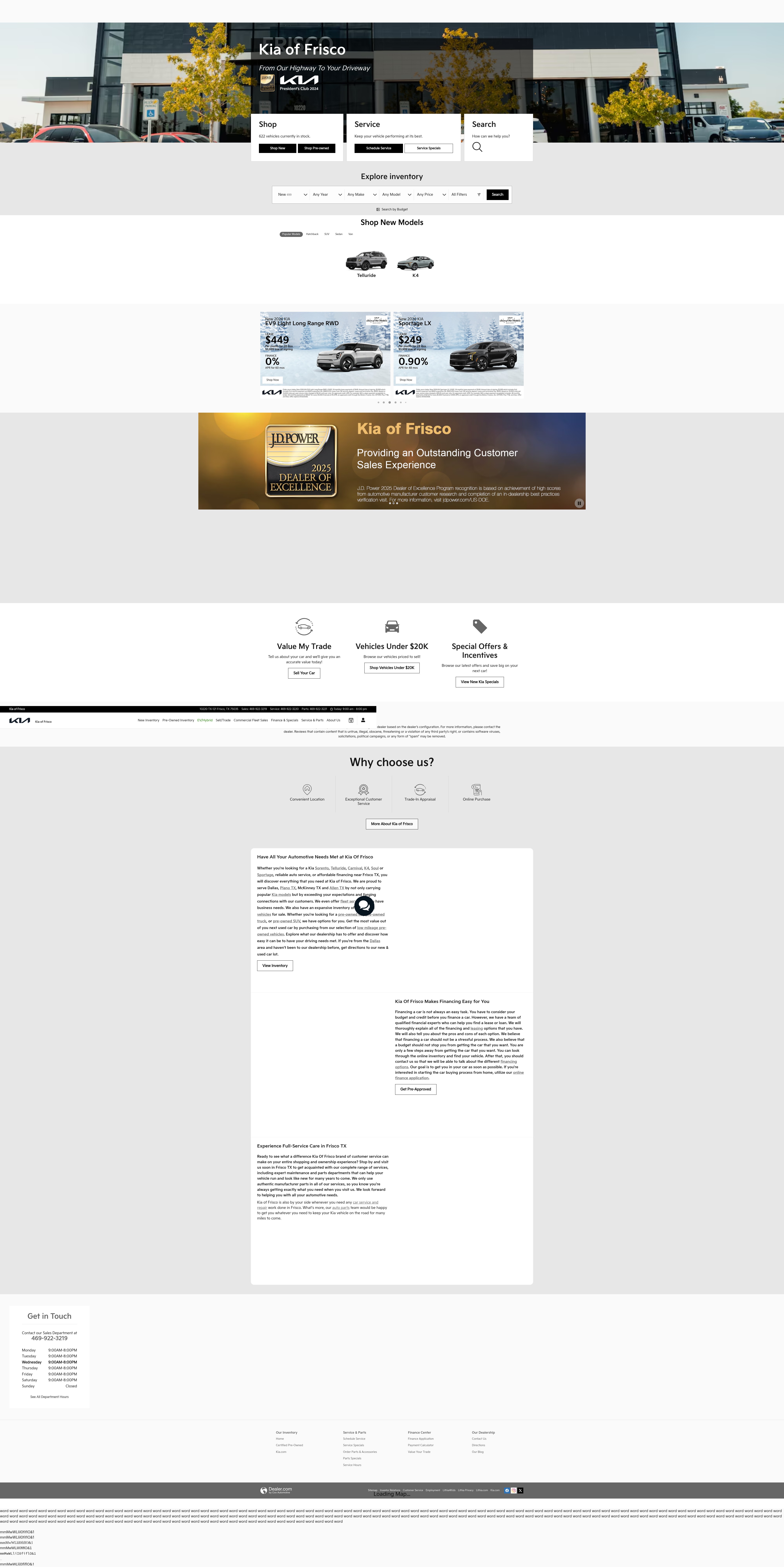 Screenshot of www.kiaoffrisco.com